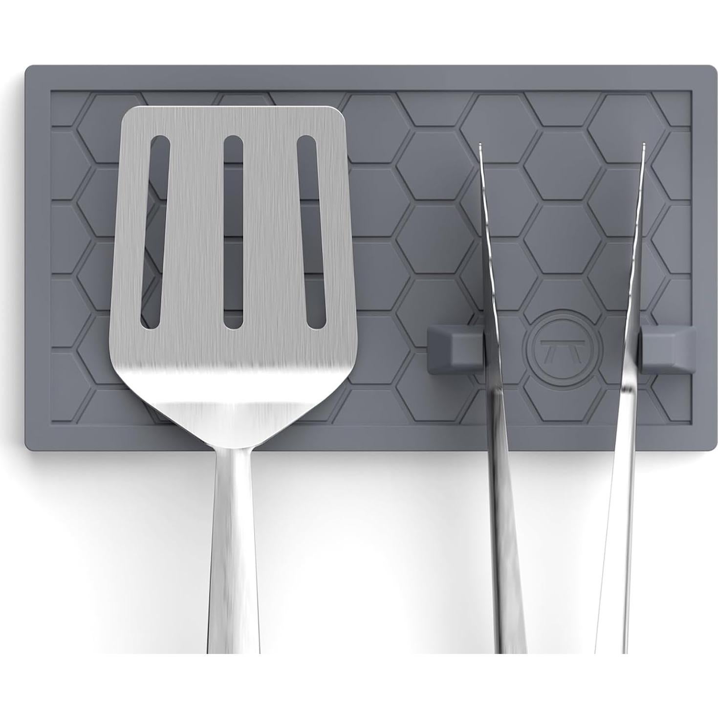 Soporte para Utensilios de Parrilla Outset Silicona Negro 24x15cm