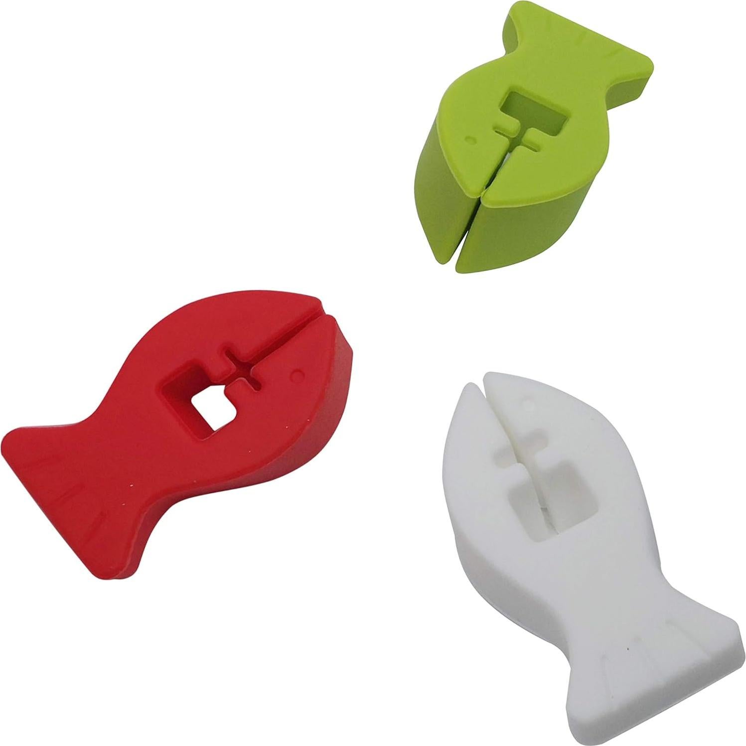 Juego de 3 Soportes para Cucharas Silicona Resistente al Calor