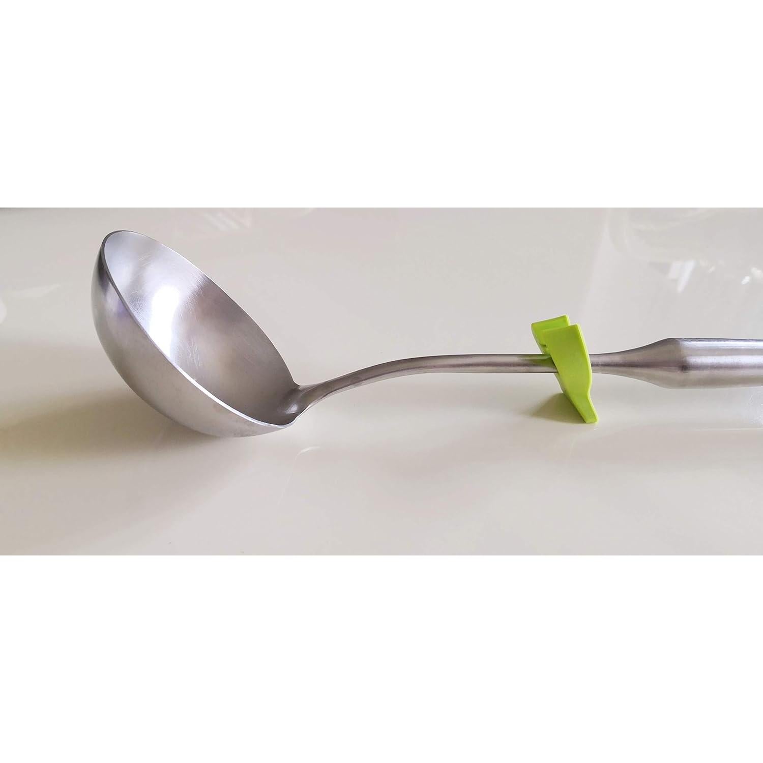 Juego de 3 Soportes para Cucharas Silicona Resistente al Calor