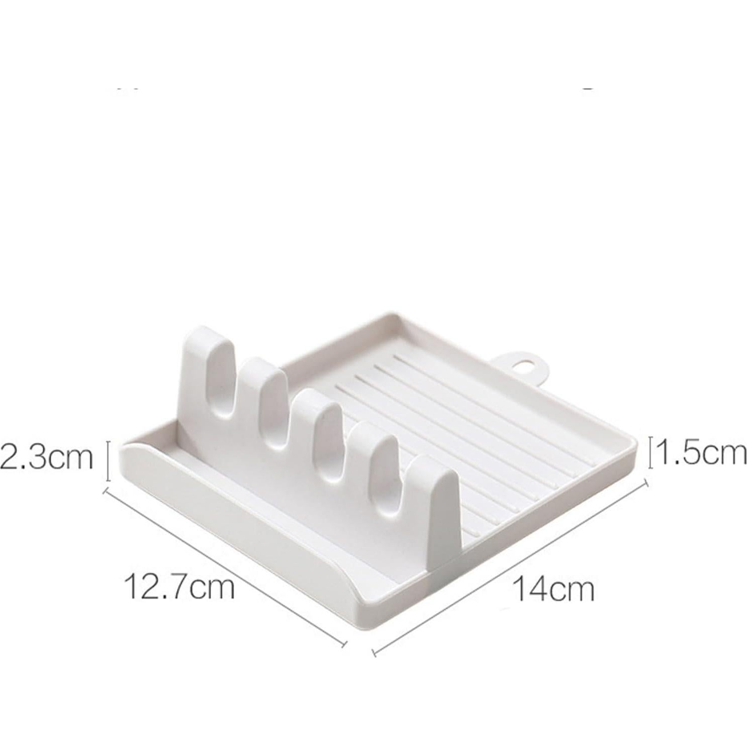 Soporte de Silicona para Utensilios de Cocina WOHPNLE Blanco