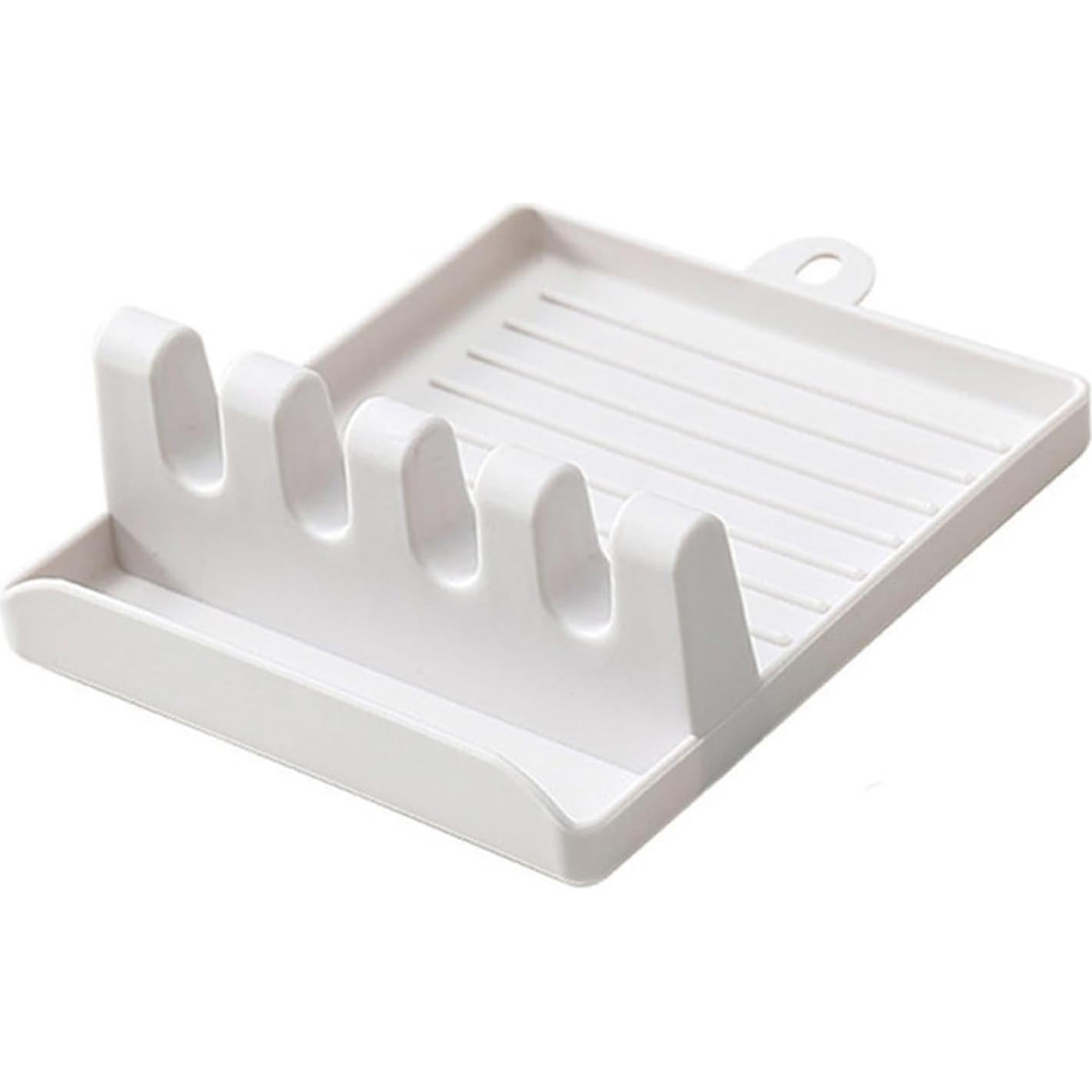 Soporte de Silicona para Utensilios de Cocina WOHPNLE Blanco