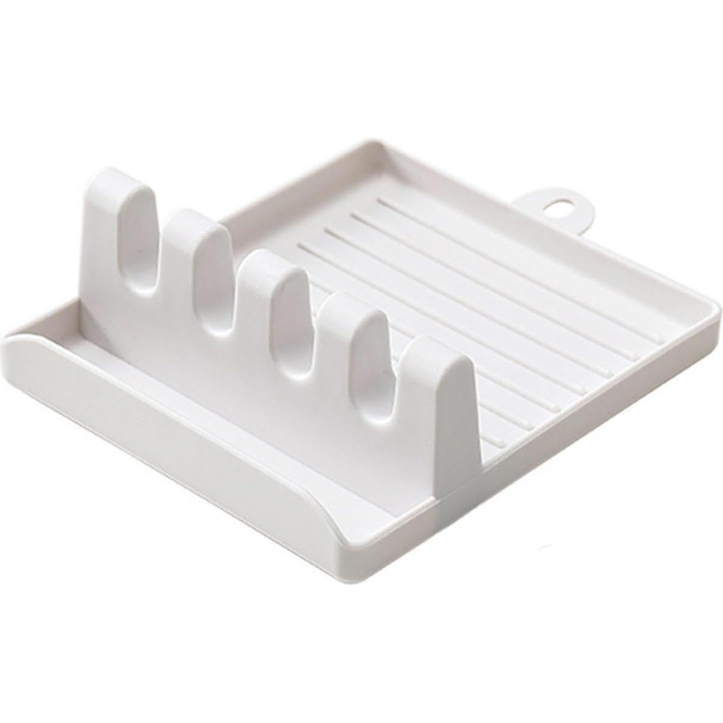 Soporte de Silicona para Utensilios de Cocina WOHPNLE Blanco