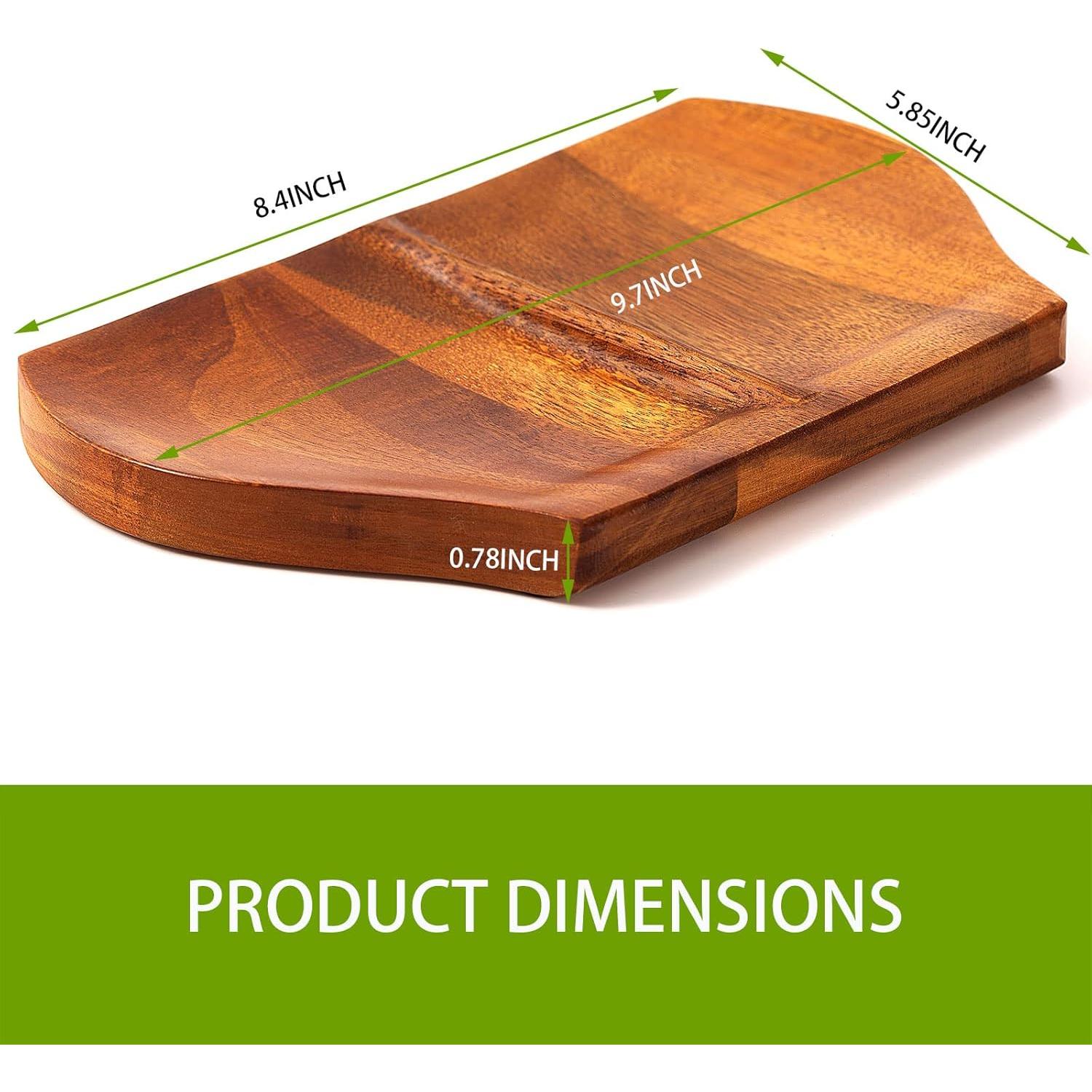 Soporte Doble para Cucharas de Acacia NHKRTE 24,89x14,99cm