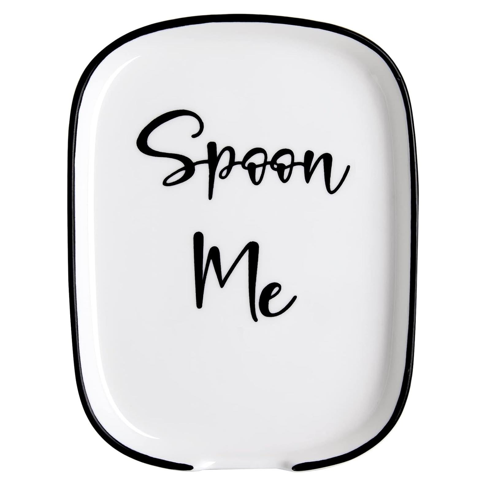 Soporte de Cuchara Cerámica DAYYET Grande Blanco 14.73x11.37cm