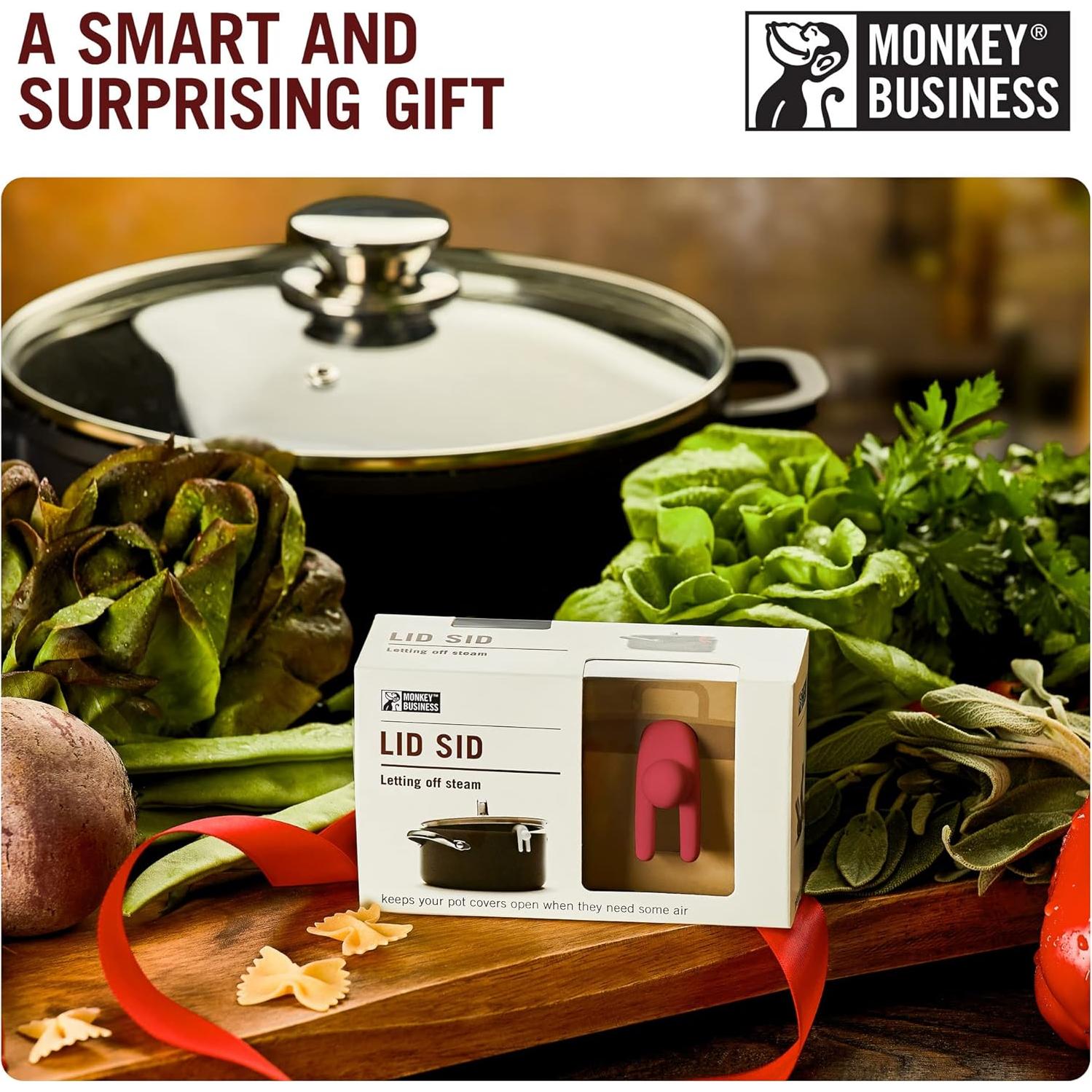 Levantador de Tapas de Olla Monkey Business Lid Sid