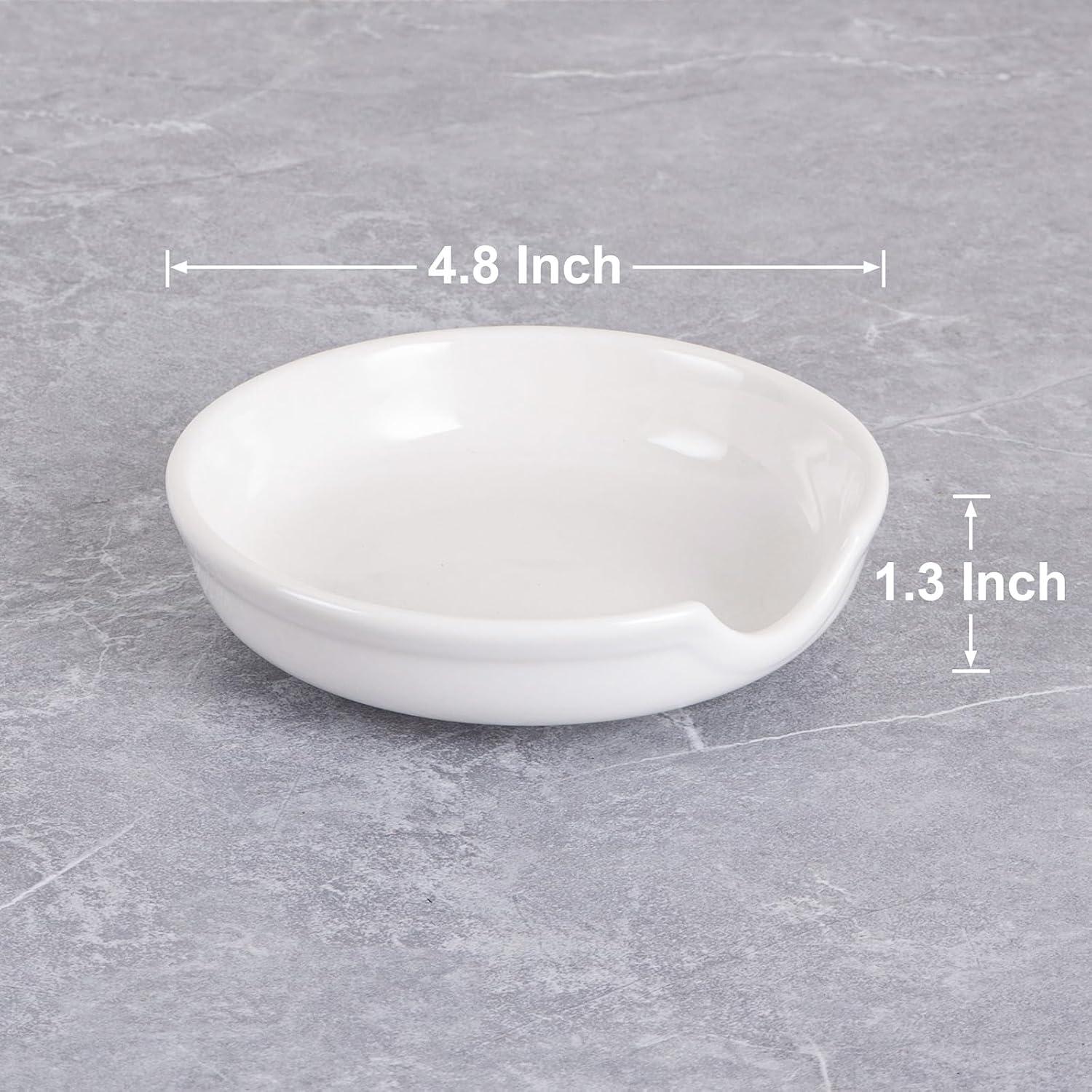 Soporte para Cucharas Cerámica HOKELER Blanco 12,19 cm