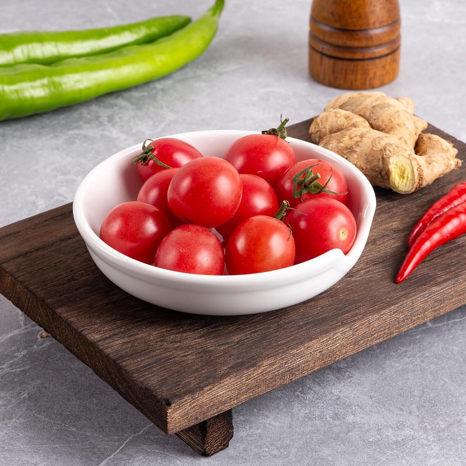 Soporte para Cucharas Cerámica HOKELER Blanco 12,19 cm