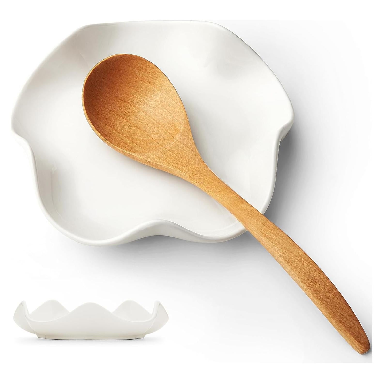 Soporte para cuchara Mfacoy cerámica 13.46 cm resistente calor