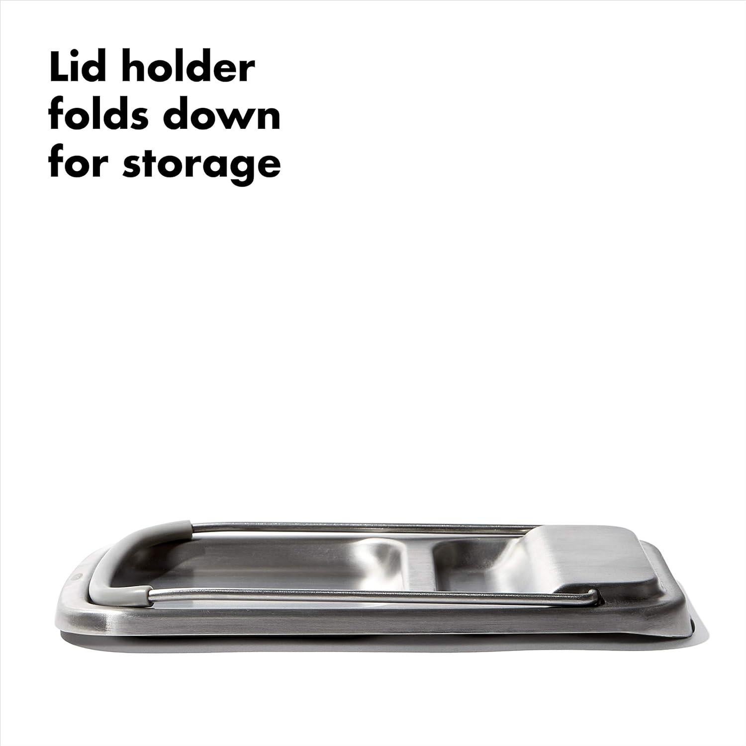 Soporte para cuchara OXO Good Grips acero inoxidable 14,5x22cm