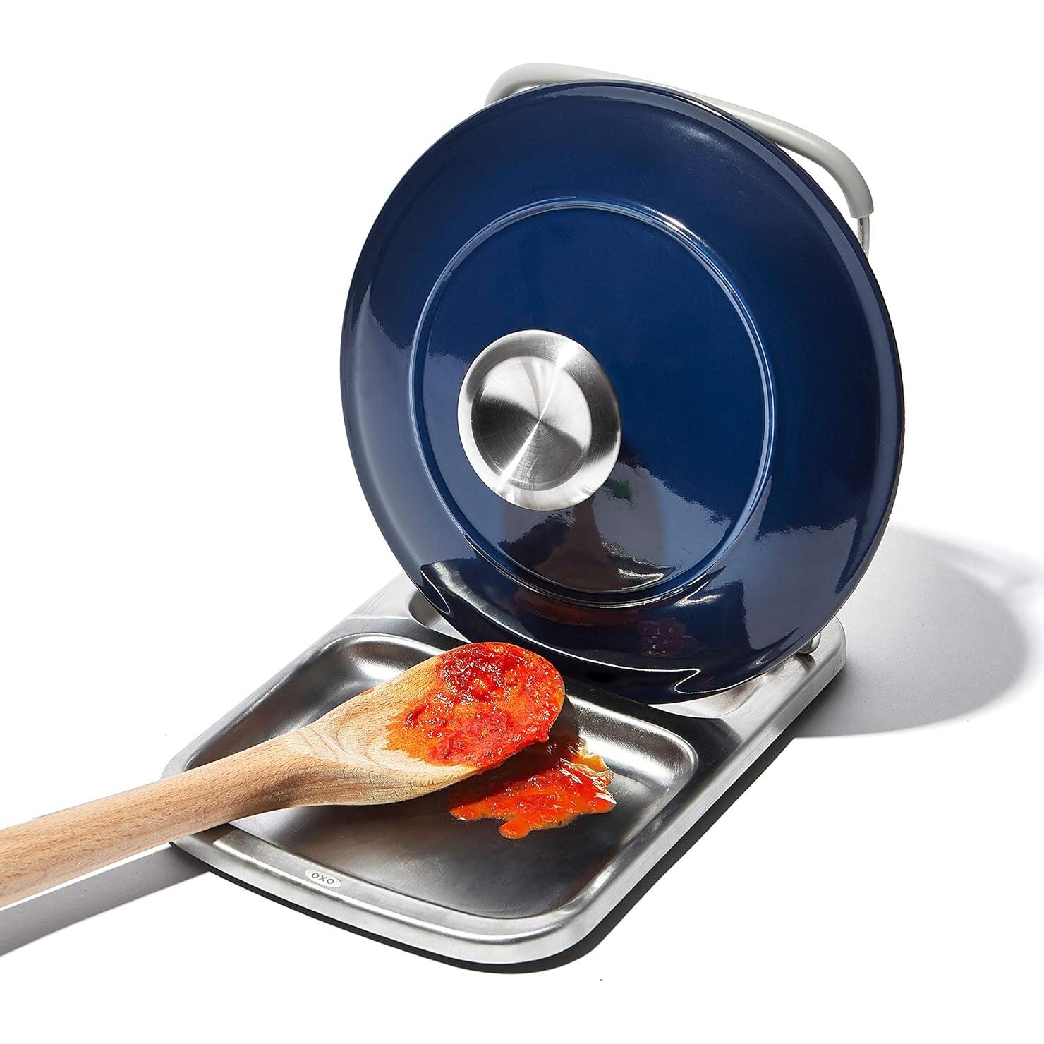 Soporte para cuchara OXO Good Grips acero inoxidable 14,5x22cm