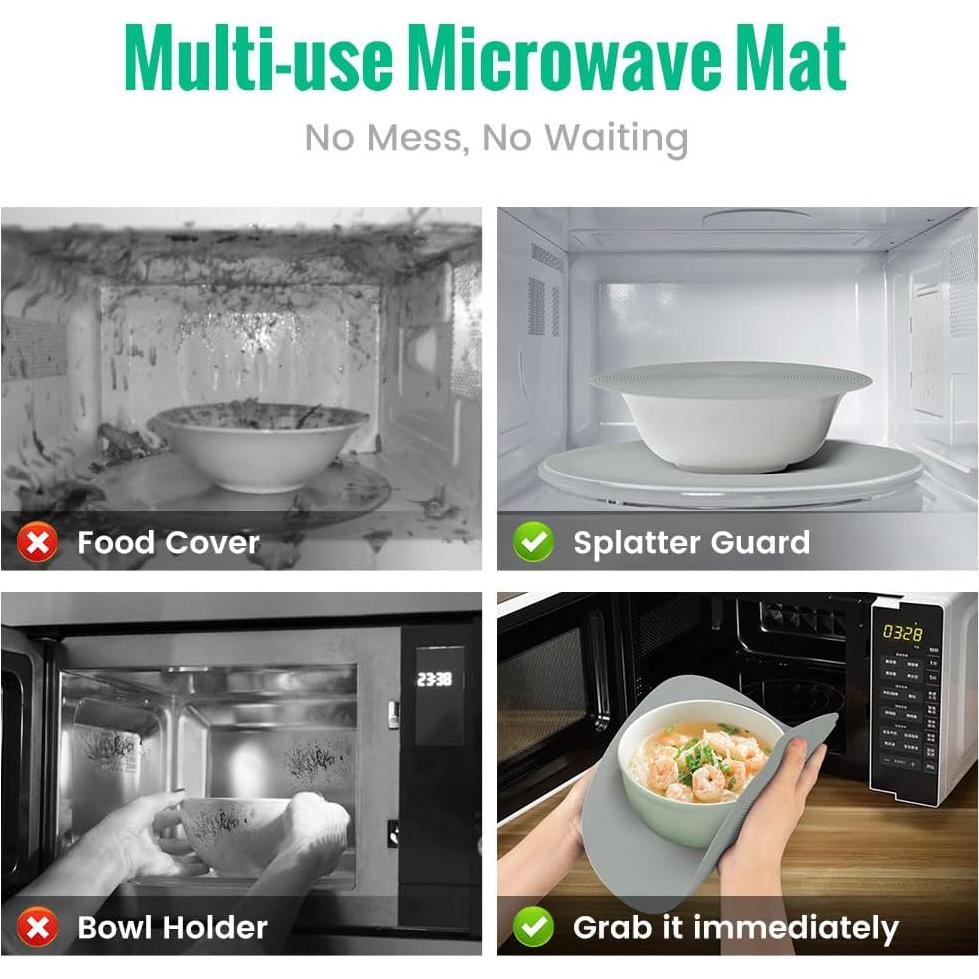 Alfombrillas de Silicona Foghut 3 Pzs Antideslizantes