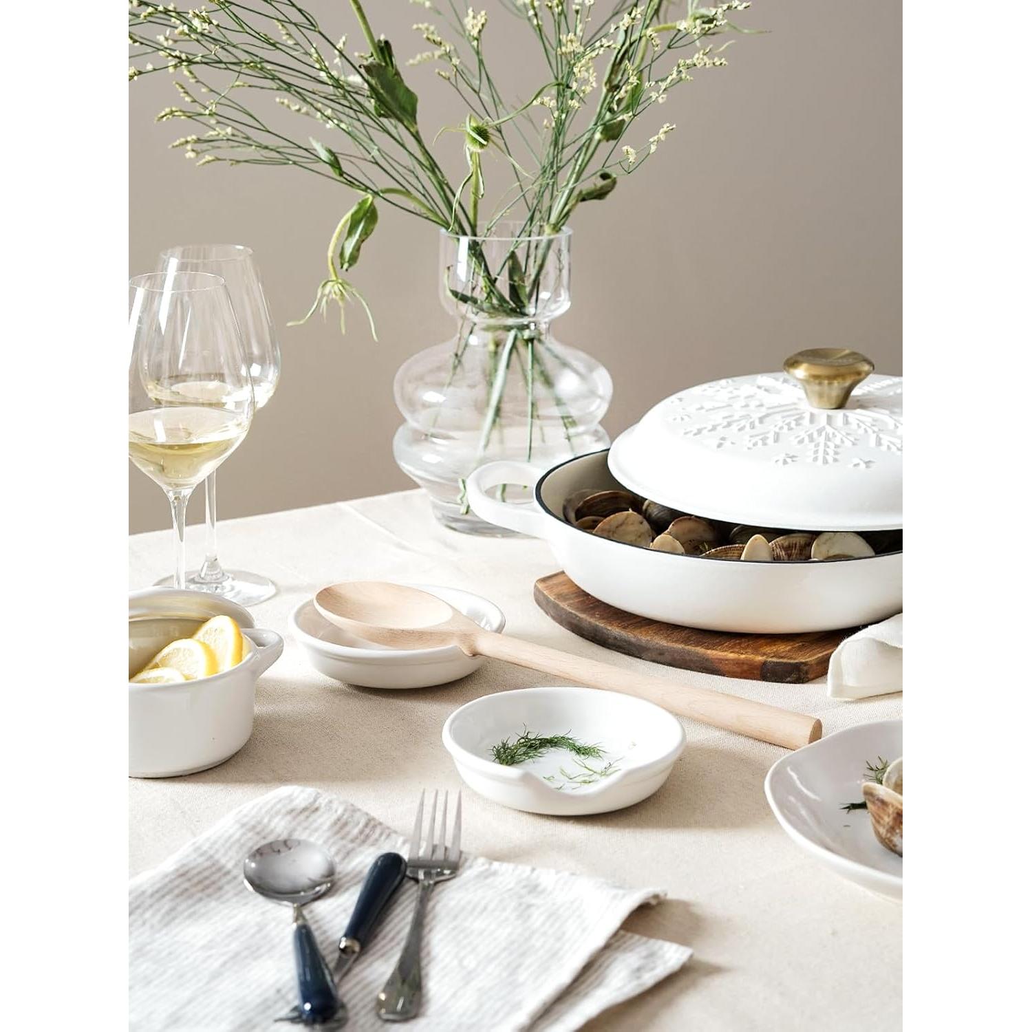 Soporte para Cucharas Cerámica LE TAUCI Blanco 12,19 cm