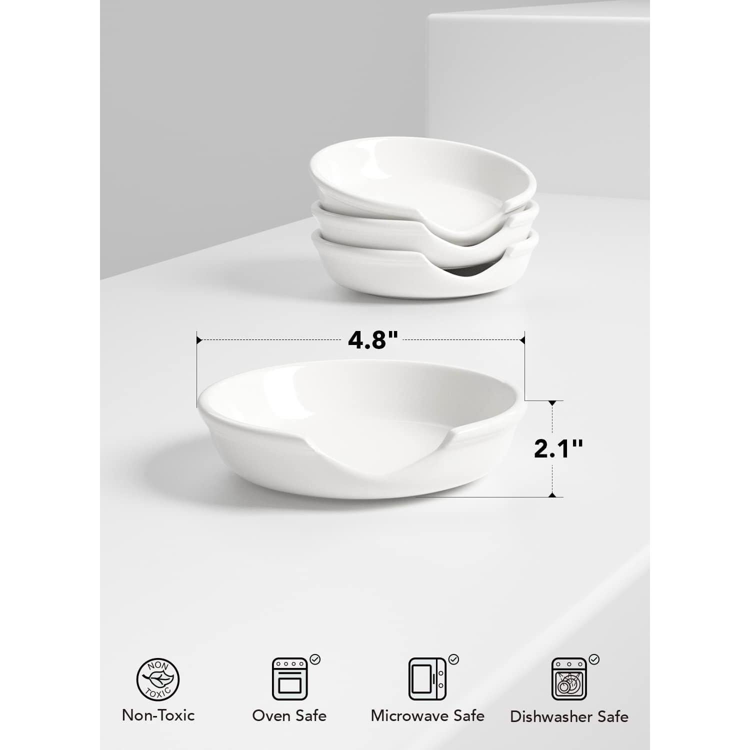 Soporte para Cucharas Cerámica LE TAUCI Blanco 12,19 cm