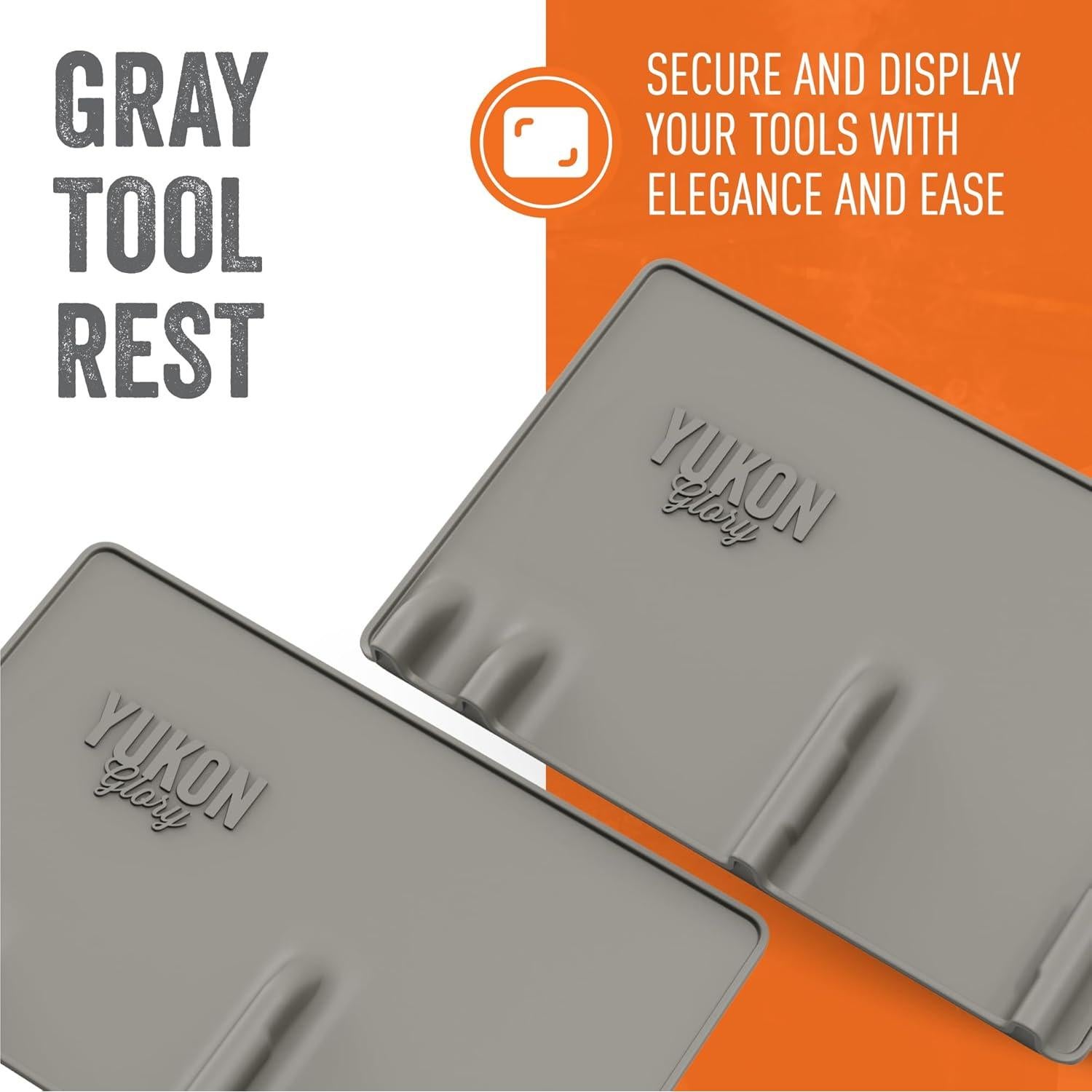 Soporte para Utensilios de BBQ Yukon Glory Gris 30x20 cm