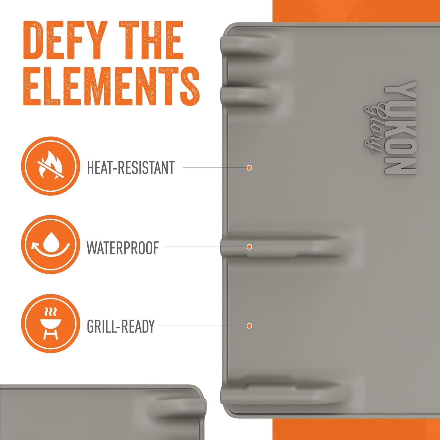 Soporte para Utensilios de BBQ Yukon Glory Gris 30x20 cm