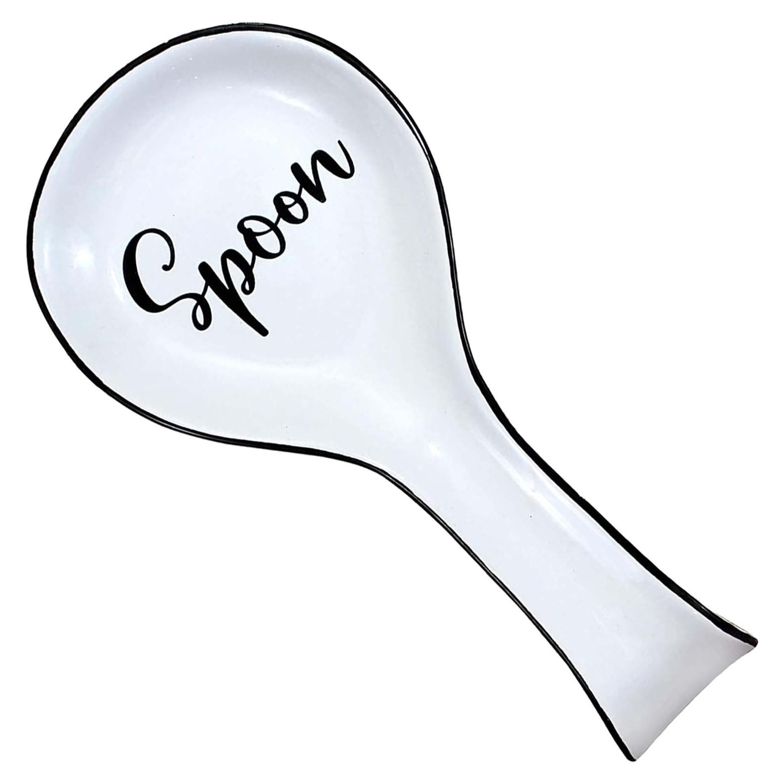 Soporte para Cucharas Home Acre Cerámica Blanca 21 cm