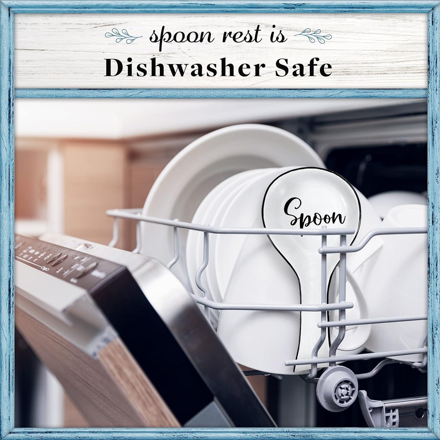 Soporte para Cucharas Home Acre Cerámica Blanca 21 cm