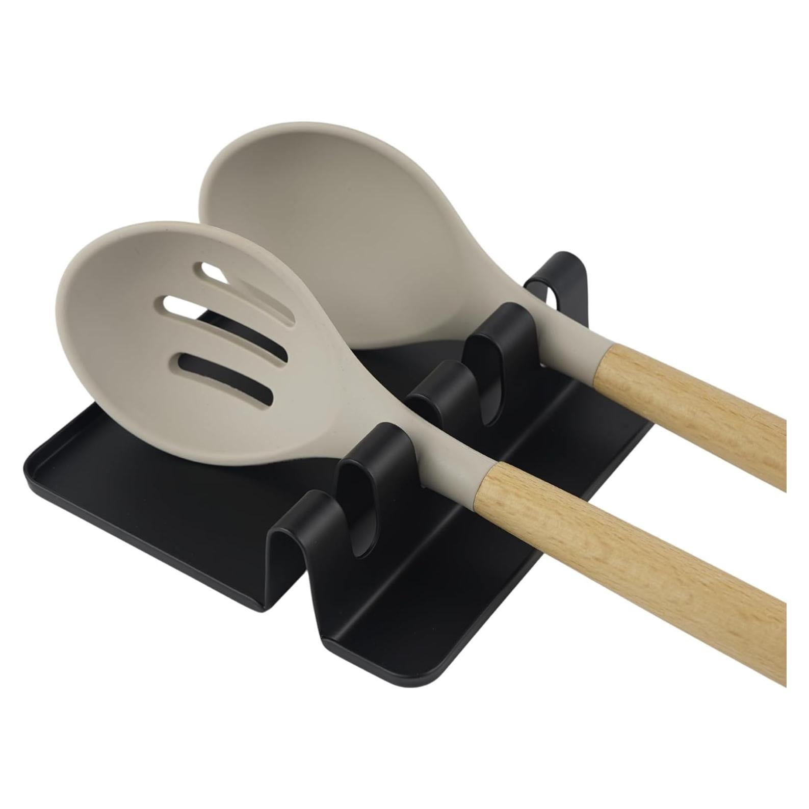 Soporte para Cucharas Acero Inoxidable W. Innovation Negro