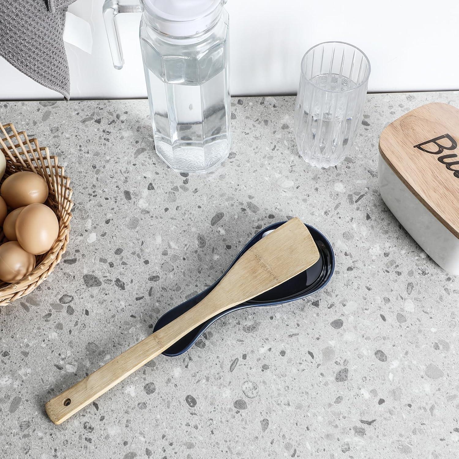 Soporte para Cucharas GDCZ Cerámica Azul Marino 22.86 cm