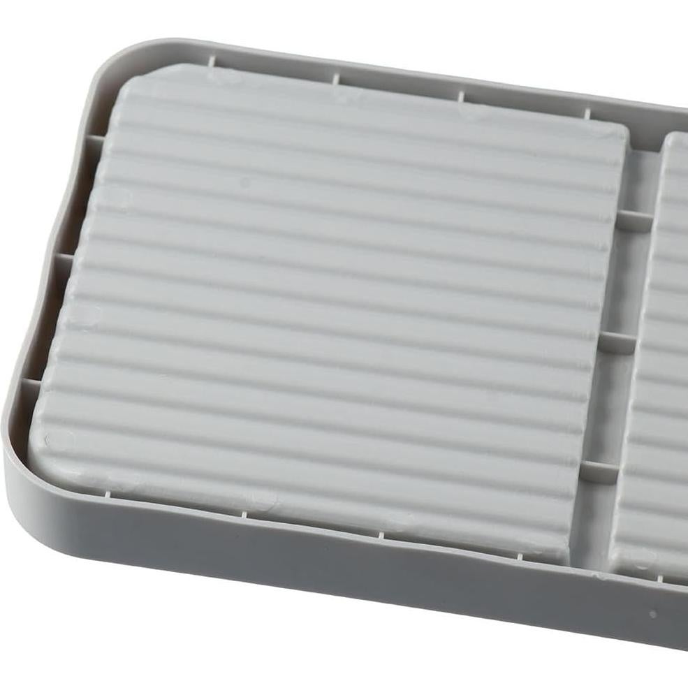 2pcs Spoon Rest with Lid Holder, Folding Plasic Pot Lid Utensil Rest for Stove Top, Cute Cat Style Easy Storage Spatula Ladle Holder for Countertop, Home Kitchen Durable Gadgets(Gray)