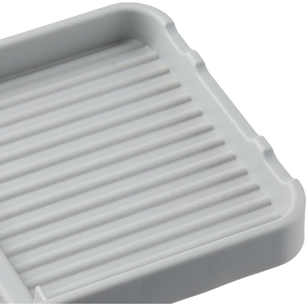 2pcs Spoon Rest with Lid Holder, Folding Plasic Pot Lid Utensil Rest for Stove Top, Cute Cat Style Easy Storage Spatula Ladle Holder for Countertop, Home Kitchen Durable Gadgets(Gray)