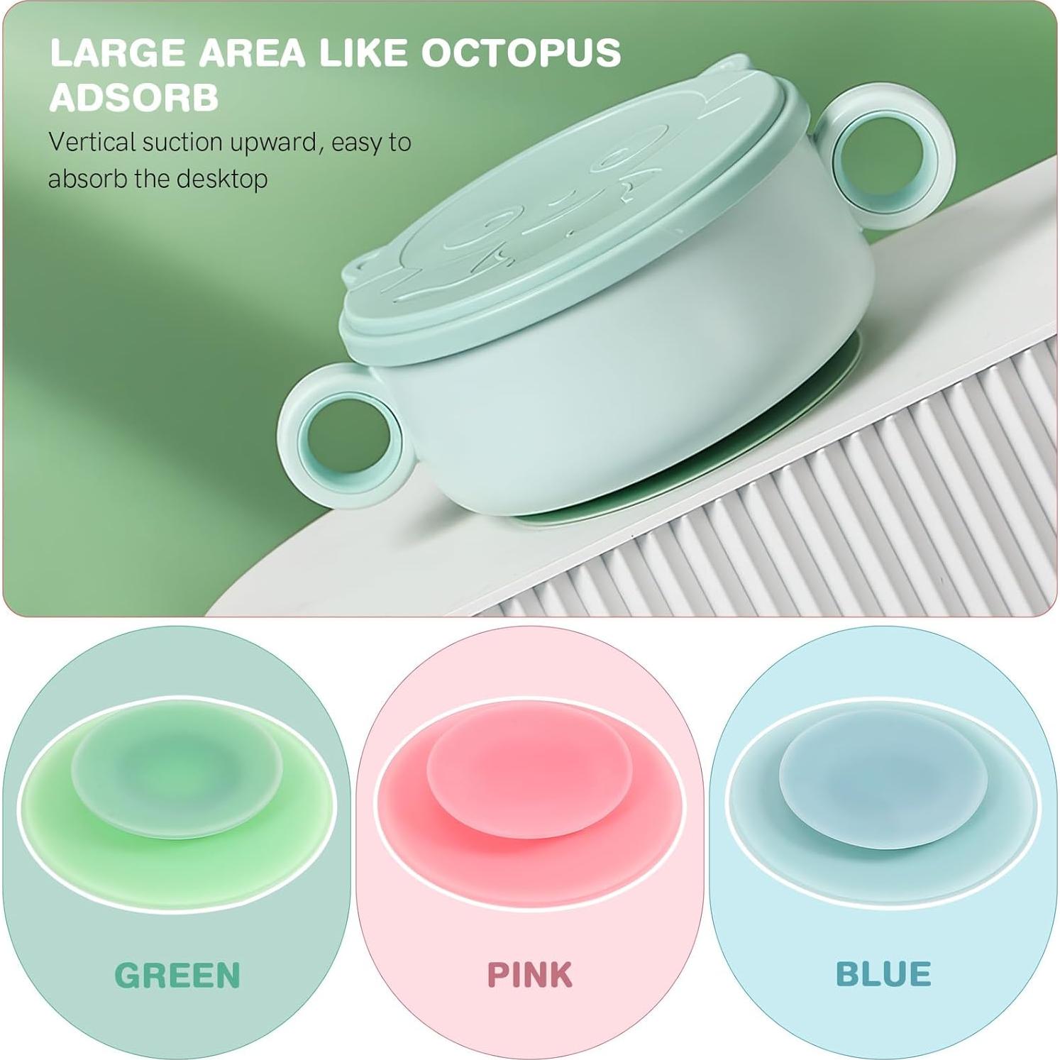 Ventosas Doble Cara NOLITOY 3 Pcs Silicona Antideslizante