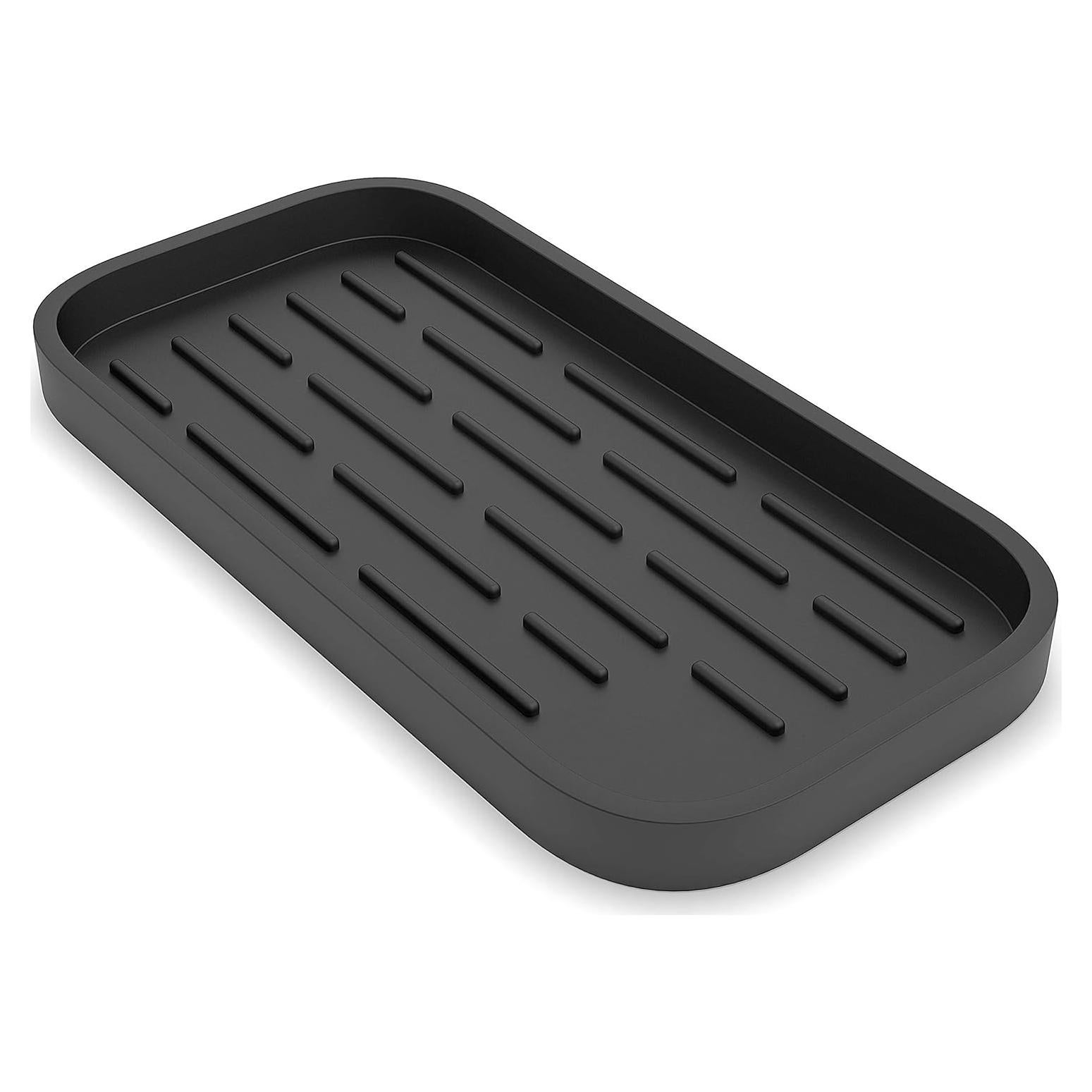 Organizador de Fregadero ZAPPOWARE Silicona Negro 24x12 cm