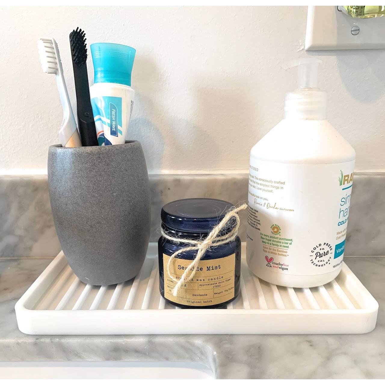 Bandeja Organizadora de Fregadero Happitasa Silicona 25x13 cm