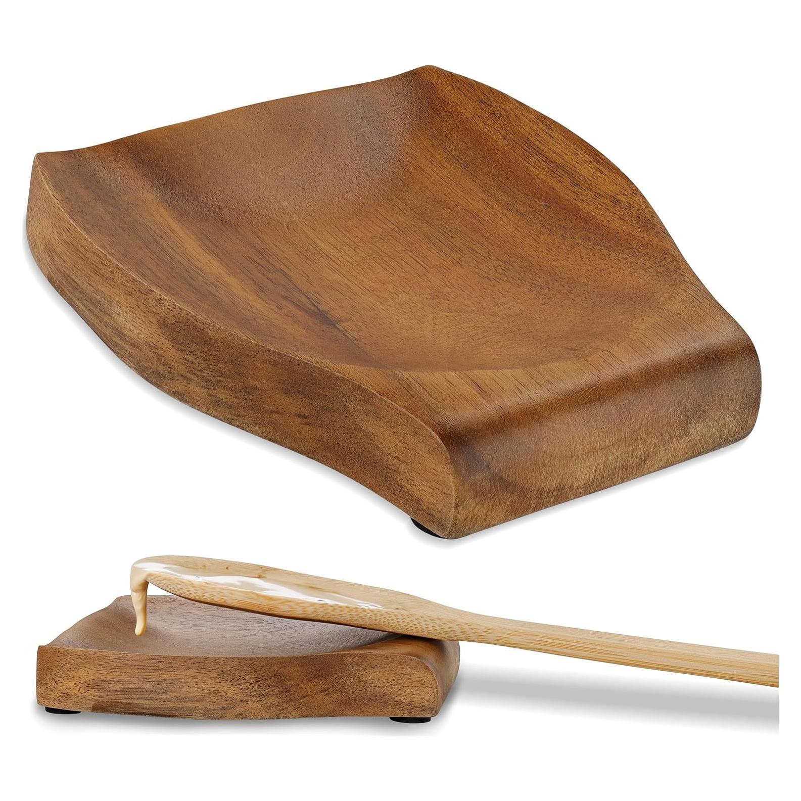Soporte para Cucharas de Madera Acacia Potted Pans 12x11.4 cm