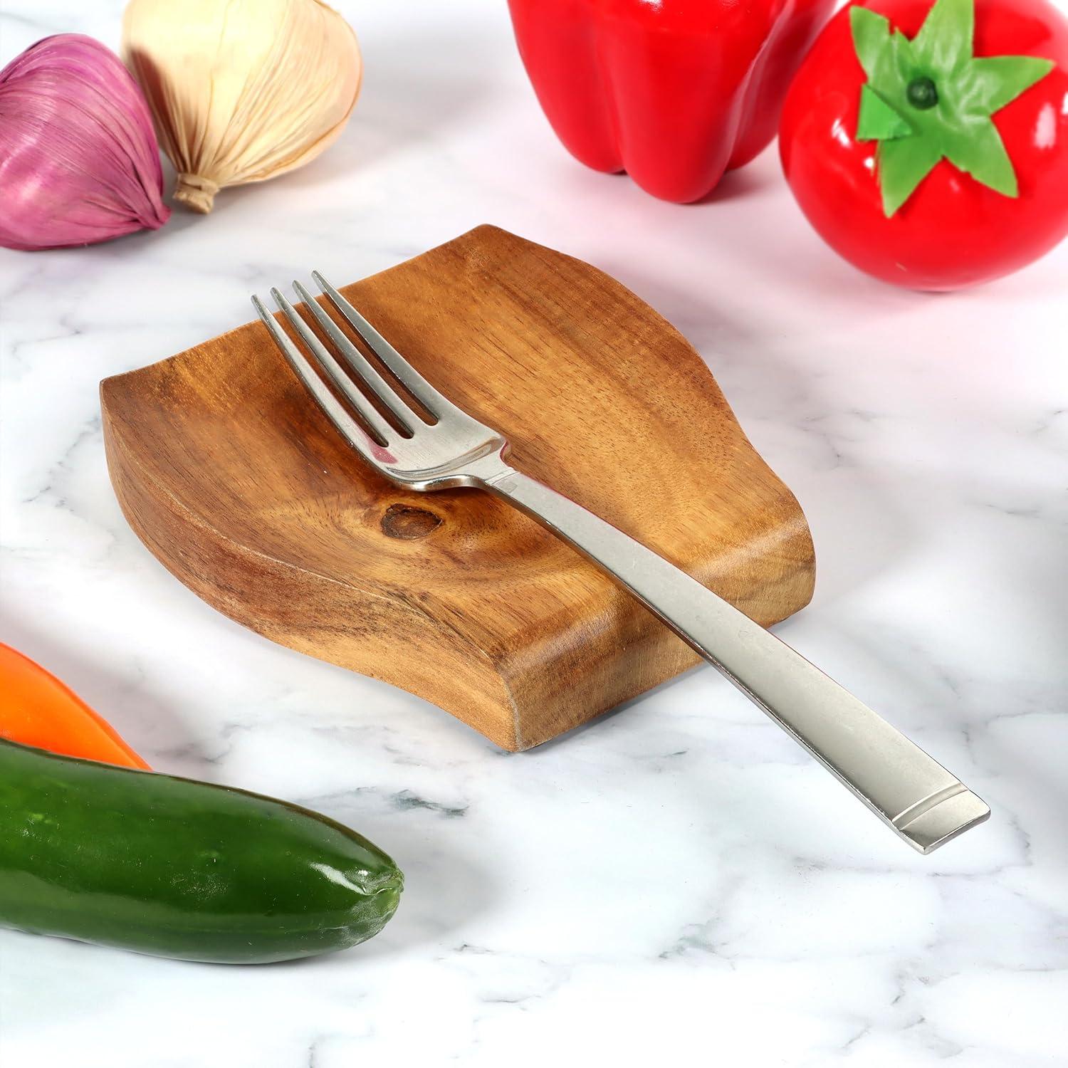 Soporte para Cucharas de Madera Acacia Potted Pans 12x11.4 cm