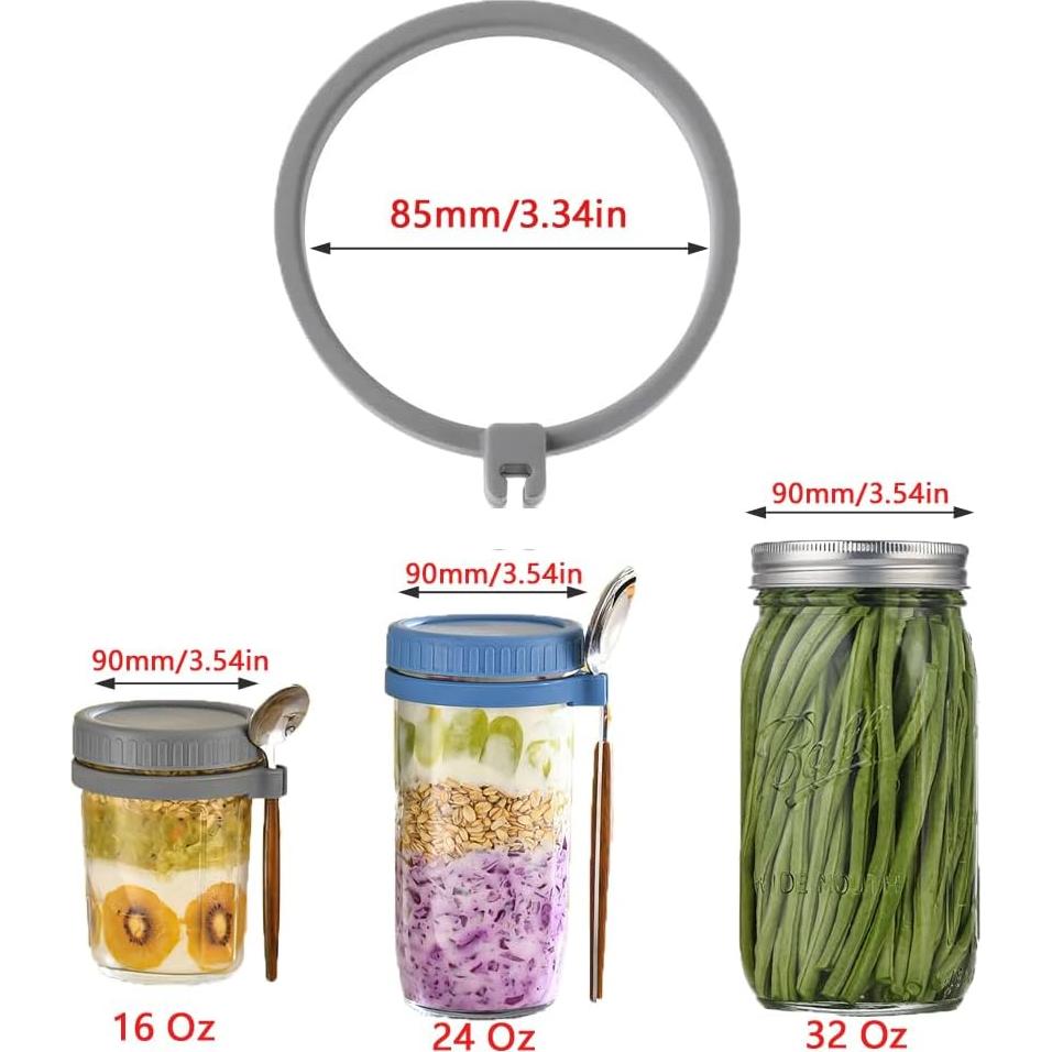 Soportes para Cucharas de Tarro UtySty - Paquete de 6 Piezas