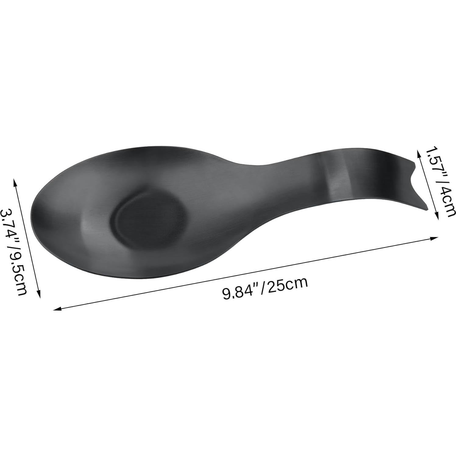 Soporte para Cuchara VanlonPro Acero Inoxidable Negro 24.89 cm