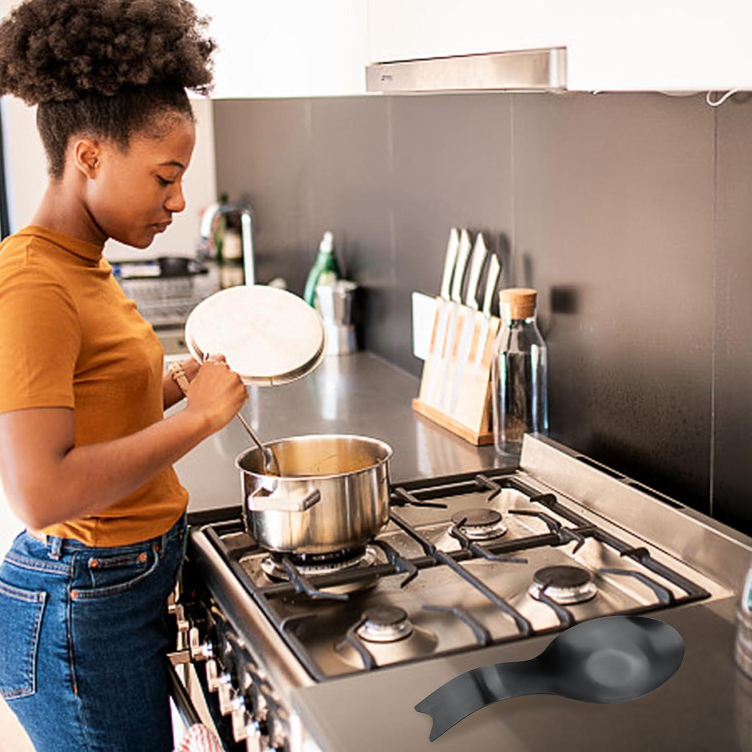 Soporte para Cuchara VanlonPro Acero Inoxidable Negro 24.89 cm