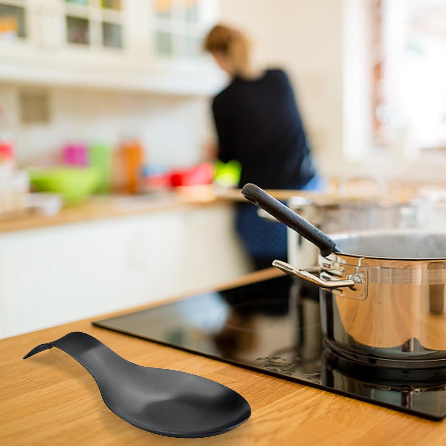 Soporte para Cuchara VanlonPro Acero Inoxidable Negro 24.89 cm