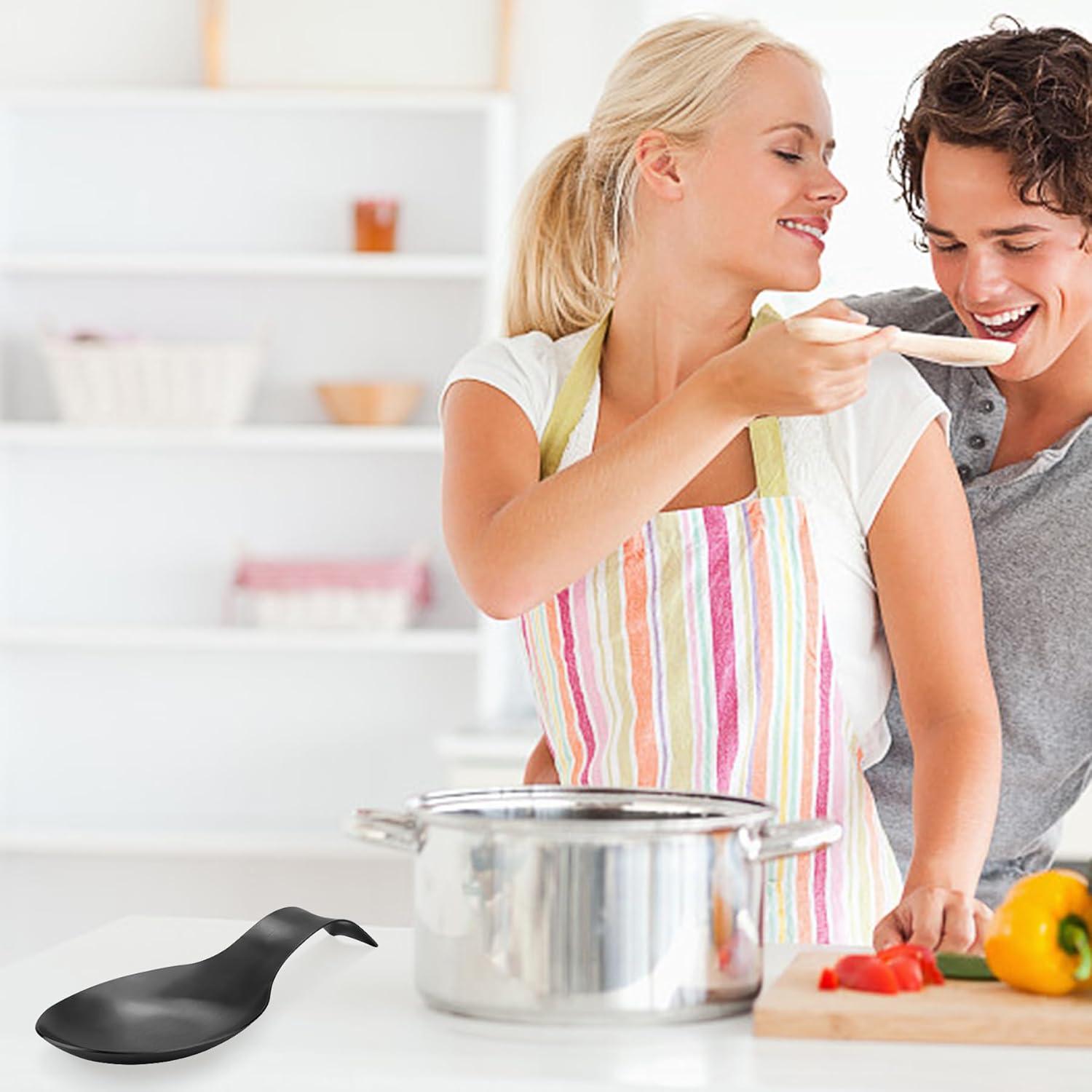 Soporte para Cuchara VanlonPro Acero Inoxidable Negro 24.89 cm