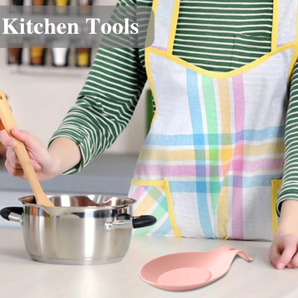 Soporte para cuchara de silicona Xiaokeis - 3 unidades