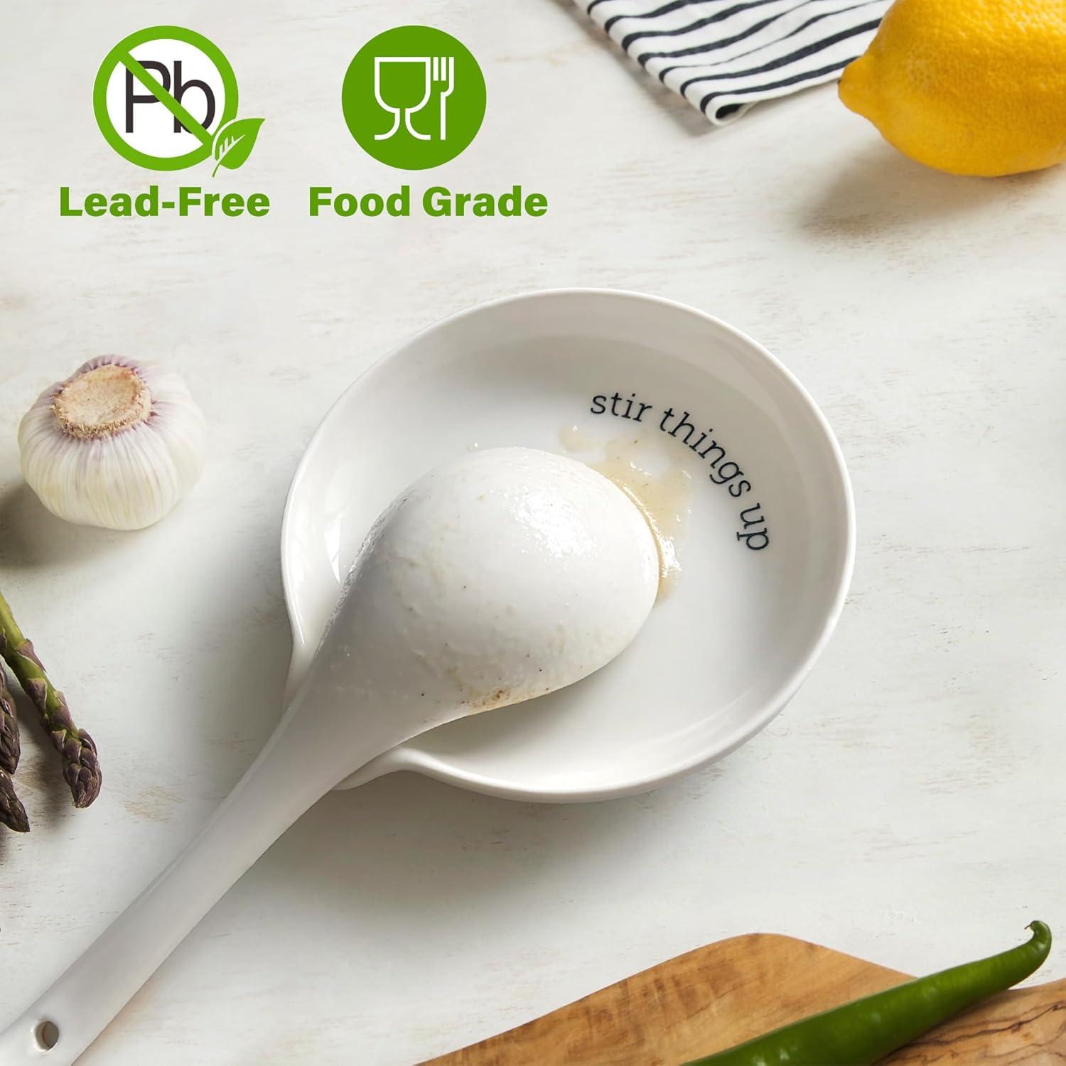 Soporte para Cucharas LotFancy Cerámica 13,21 cm Antideslizante