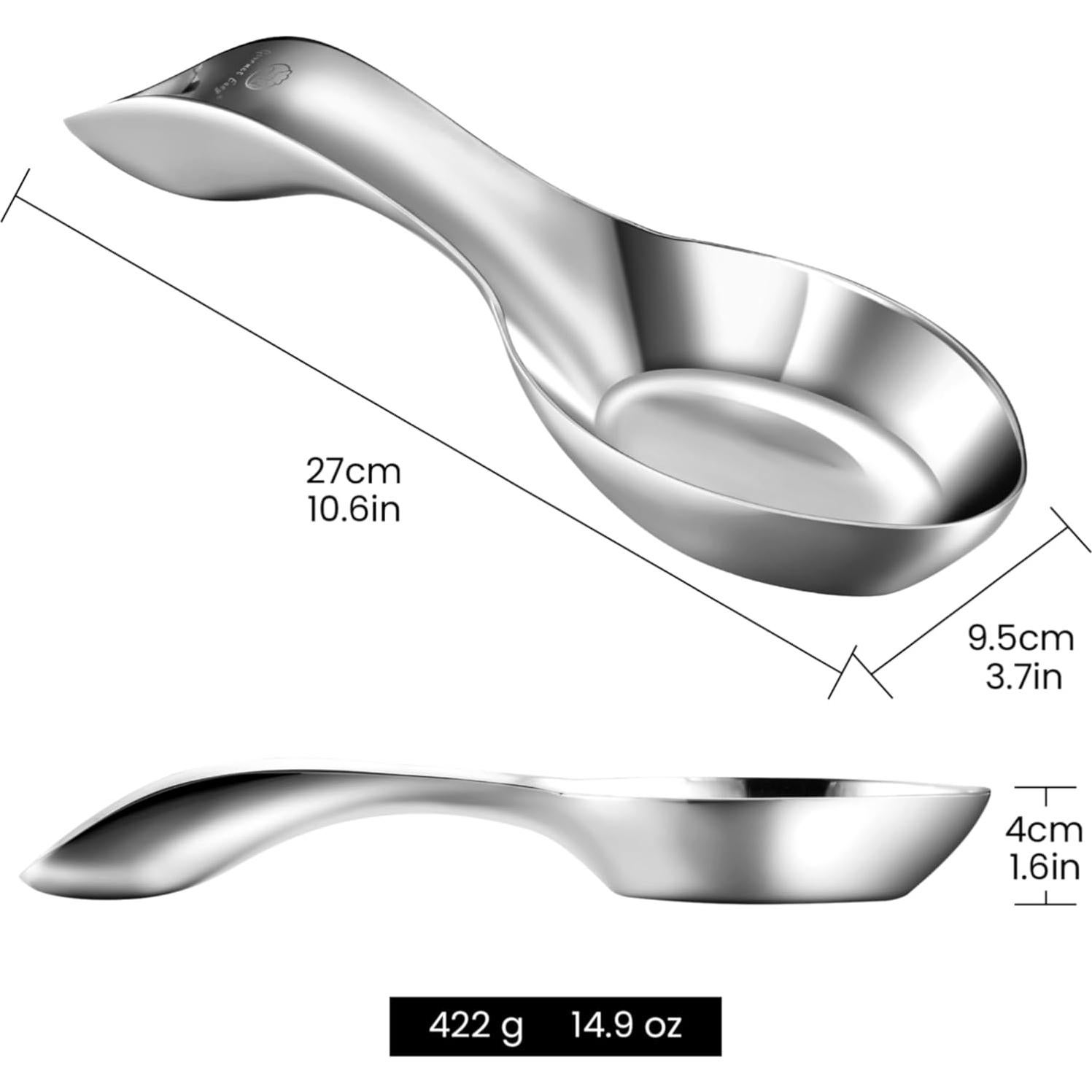 Soporte para cuchara de acero inoxidable Gourmet Easy - Apto lavavajillas