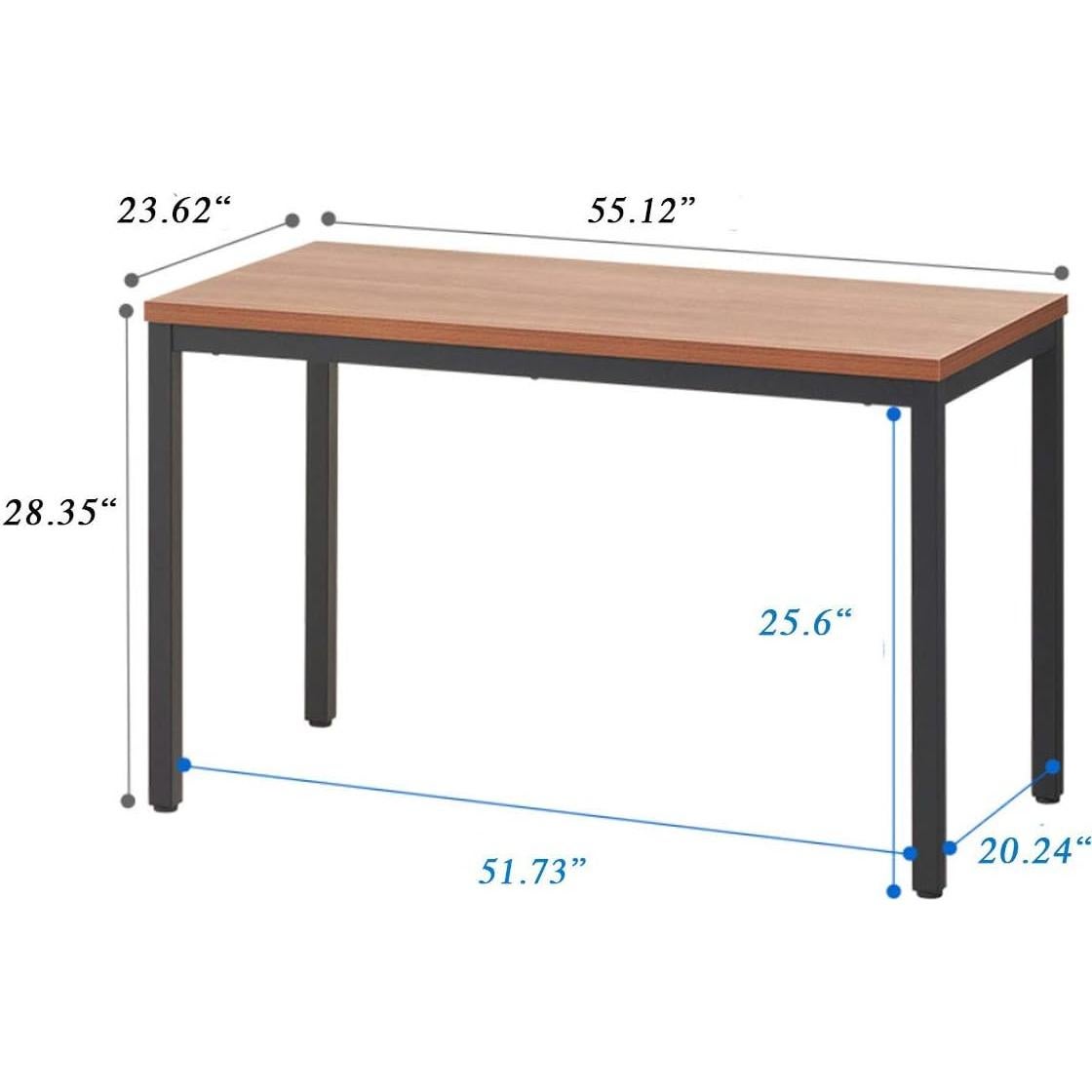 Escritorio de Computadora A AIRLLEN 140x60 cm Nuez Moderno