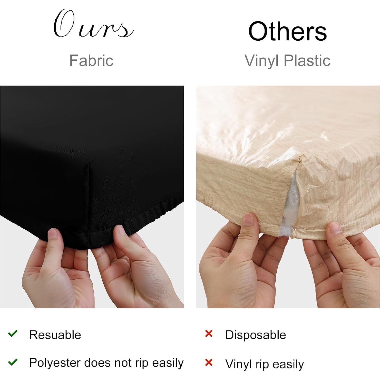 Mantel Rectangular 2 Pack Homing 76x183cm Negro Elástico