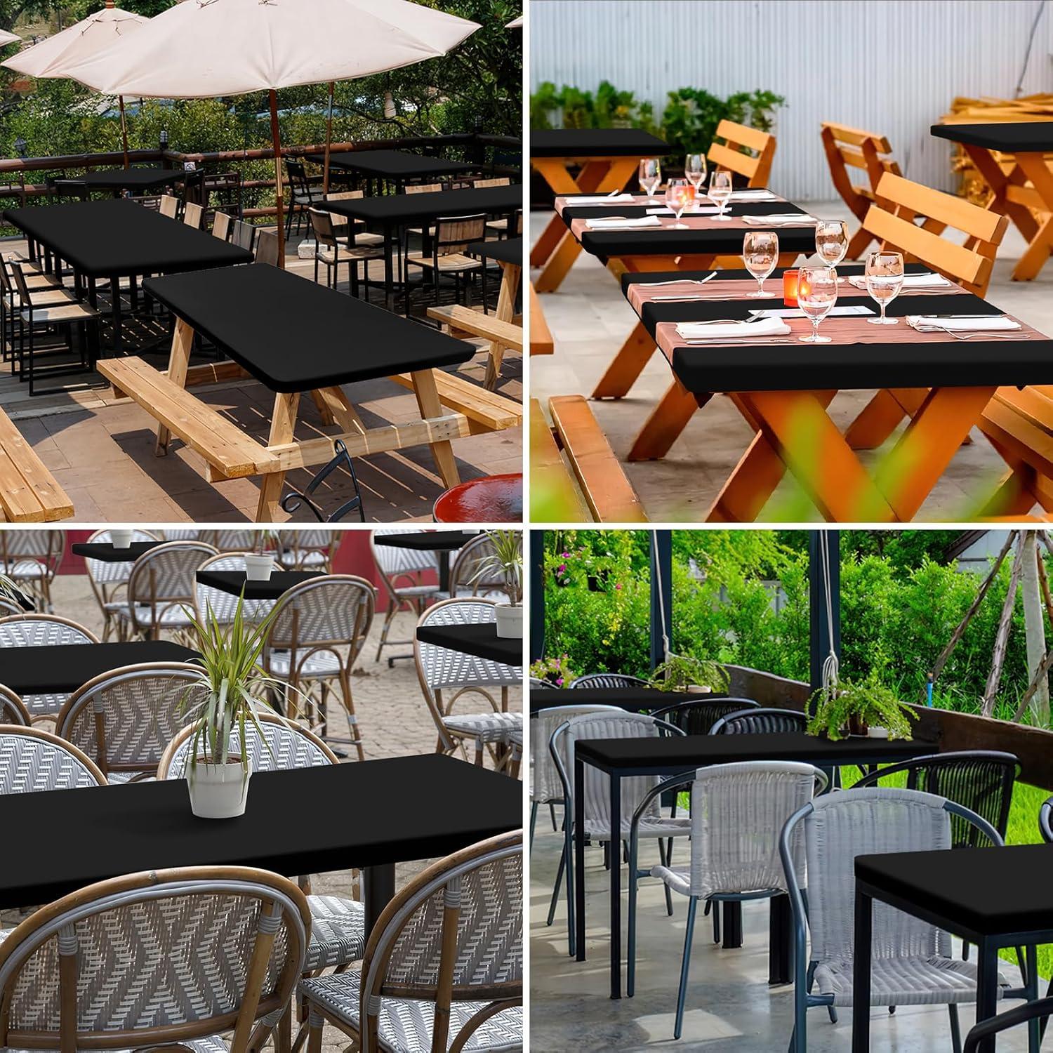 Mantel Rectangular 2 Pack Homing 76x183cm Negro Elástico