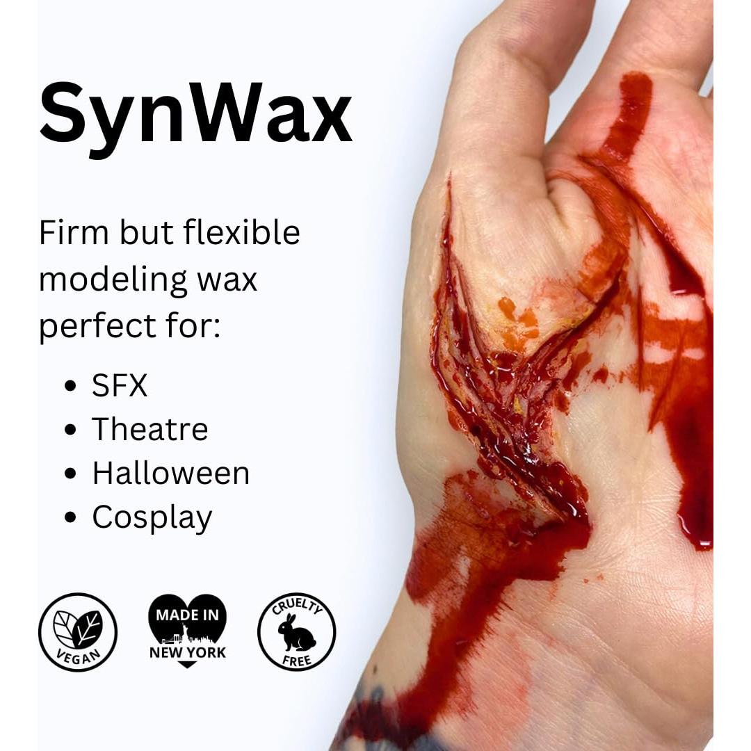 Cera de Modelado Mehron SynWax 181g para Efectos Especiales