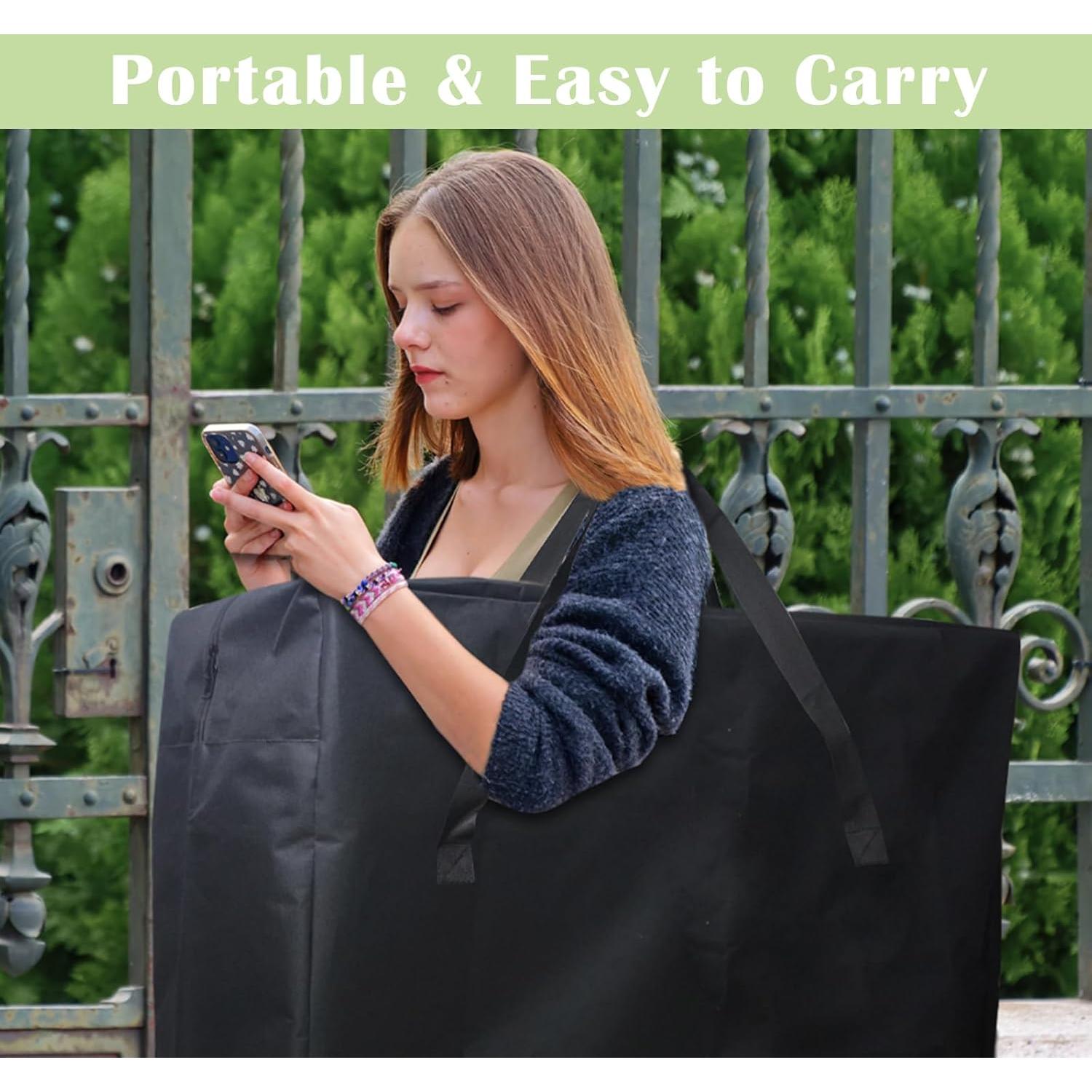 Bolsa de Almacenamiento Luccov para Mesa Plegable 6FT Negra