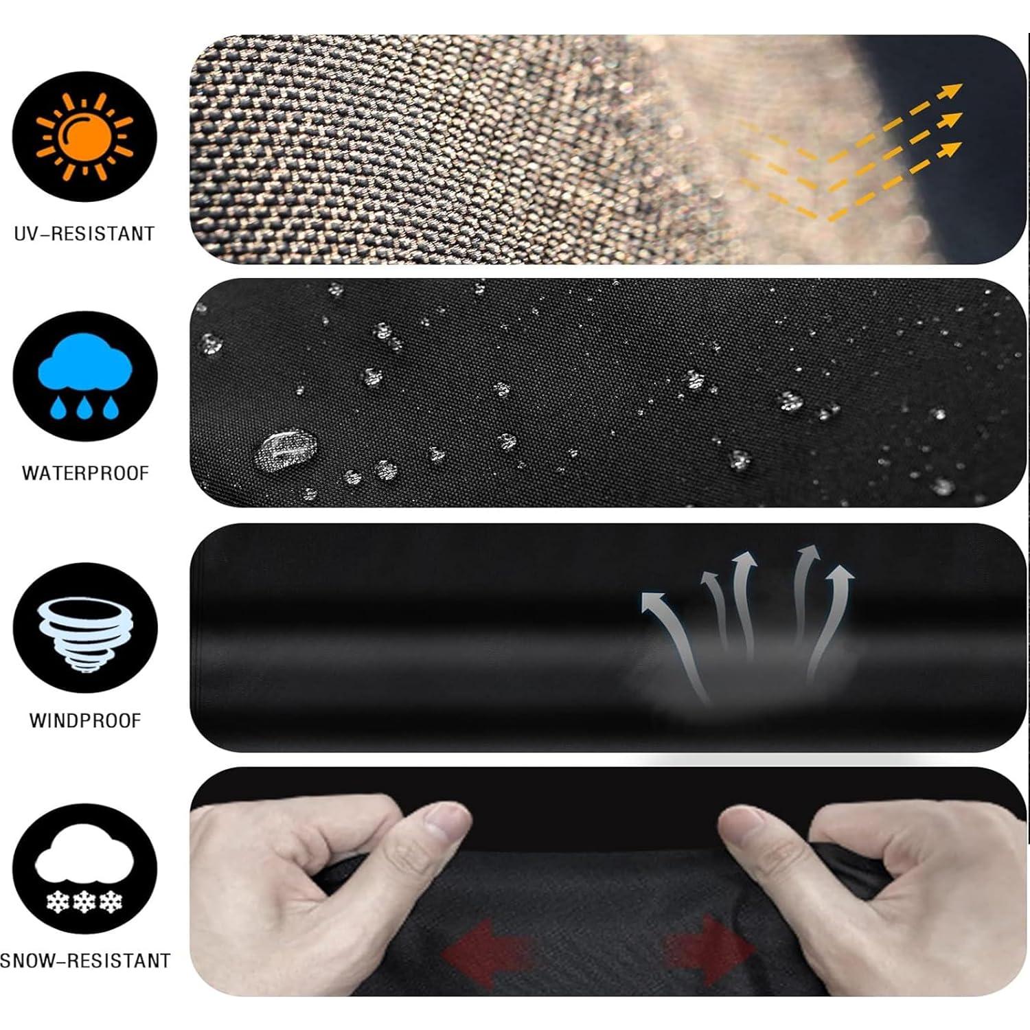 Bolsa de Almacenamiento Luccov para Mesa Plegable 6FT Negra