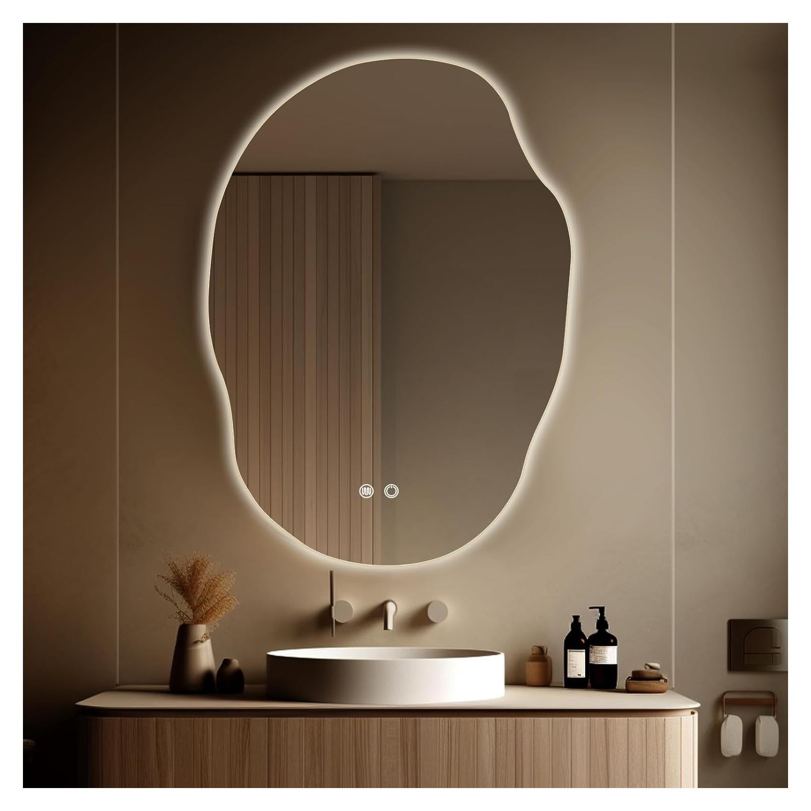 Espejo de Baño LED WallBeyond 88.9x63.5cm Anti-vaho