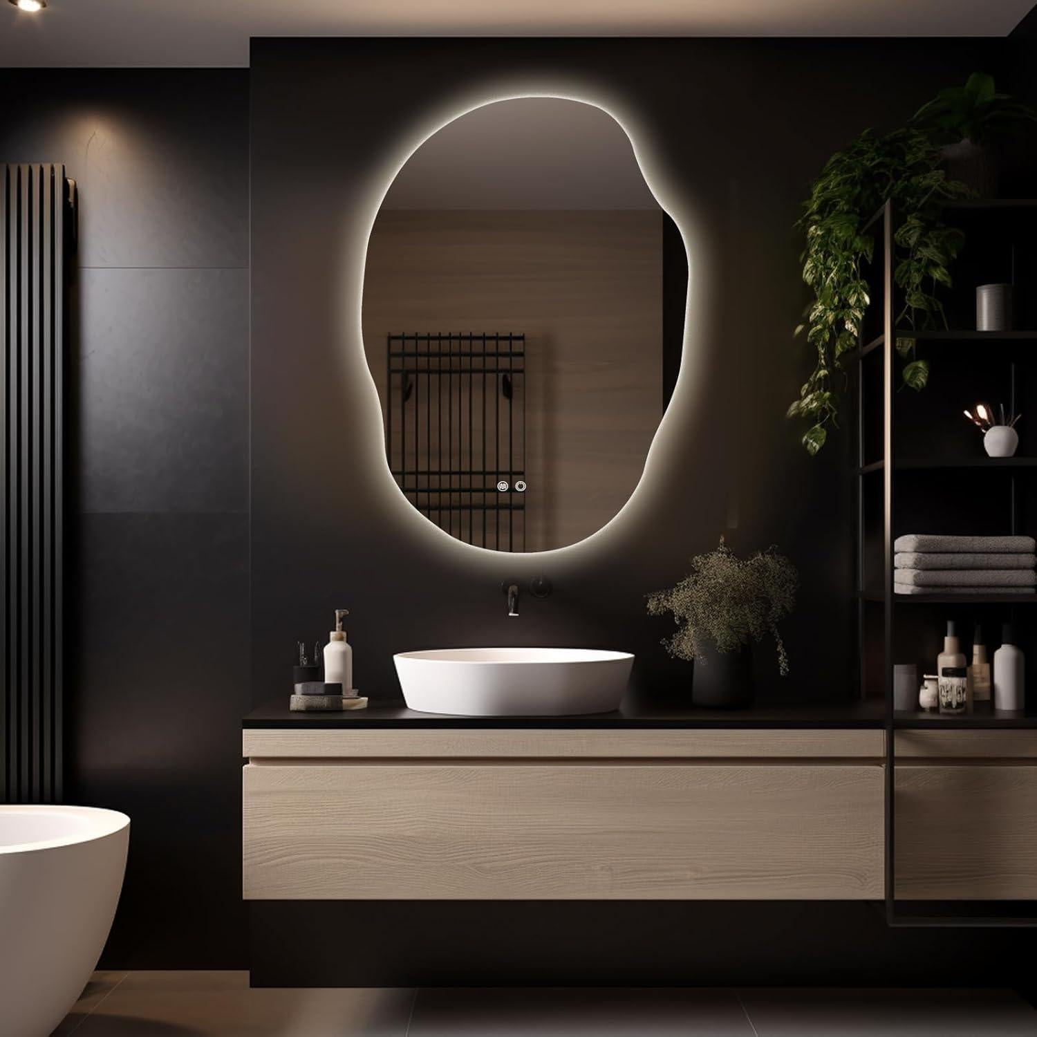 Espejo de Baño LED WallBeyond 88.9x63.5cm Anti-vaho