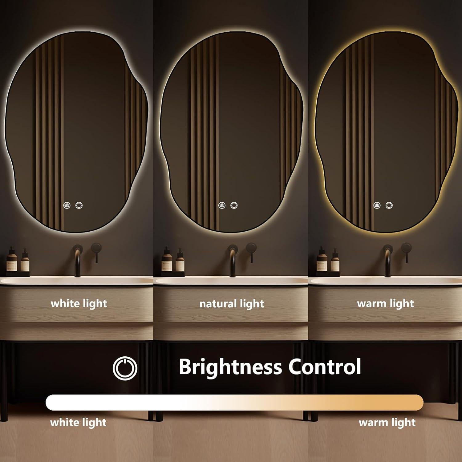 Espejo de Baño LED WallBeyond 88.9x63.5cm Anti-vaho