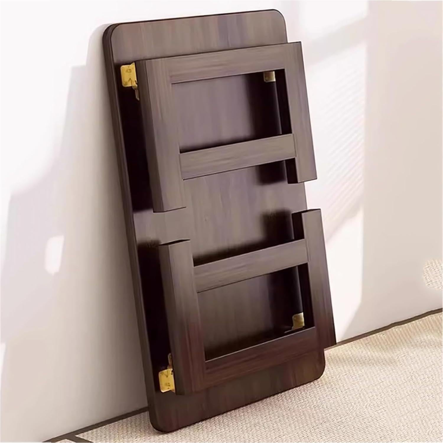 Mesa de café plegable FATOLRD 80x40 cm bambú japonesa