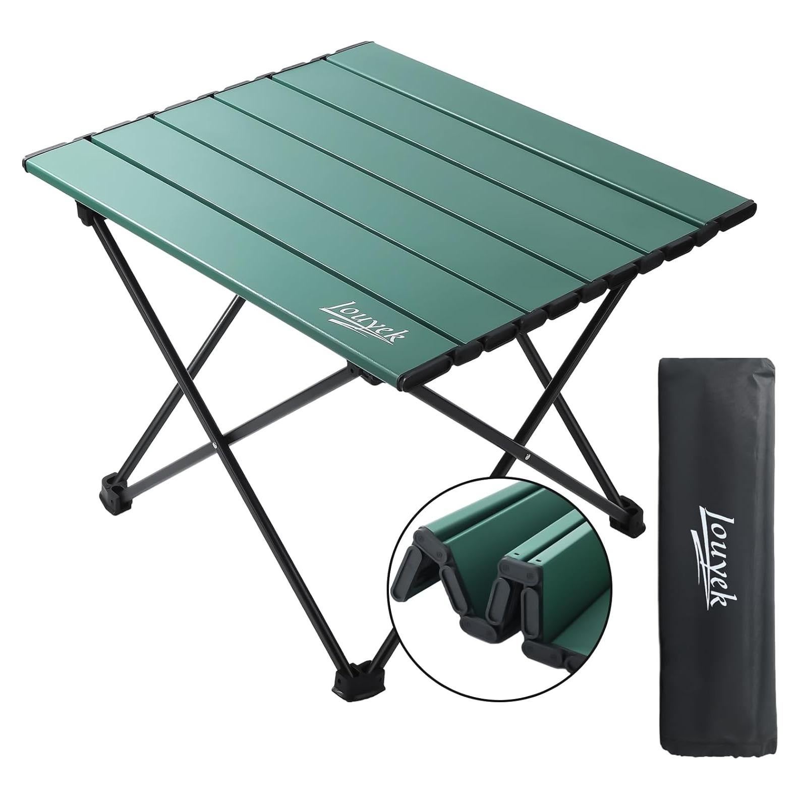 Mesa de Camping Plegable JOUYEK 33.99x32 cm Verde