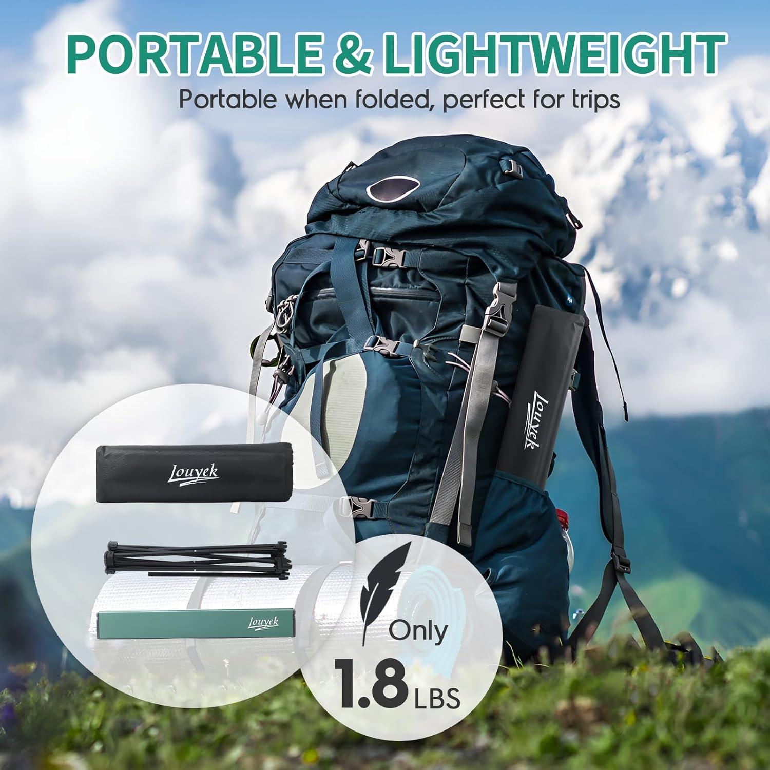 Mesa de Camping Plegable JOUYEK 33.99x32 cm Verde